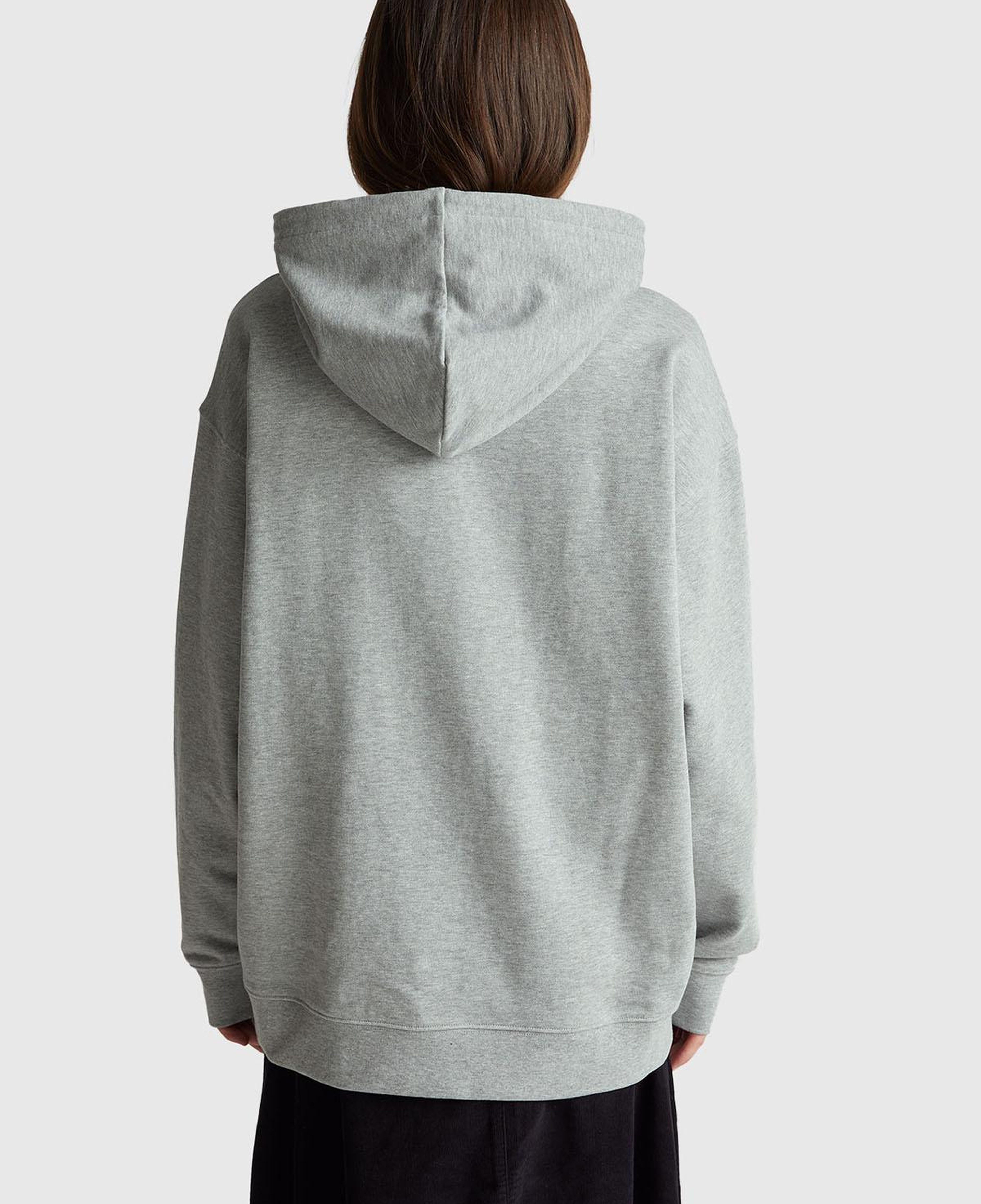 Unisex Gri Melanj Koton Viskoz Karışımlı The Beatles Kapşonlu Sweatshirt