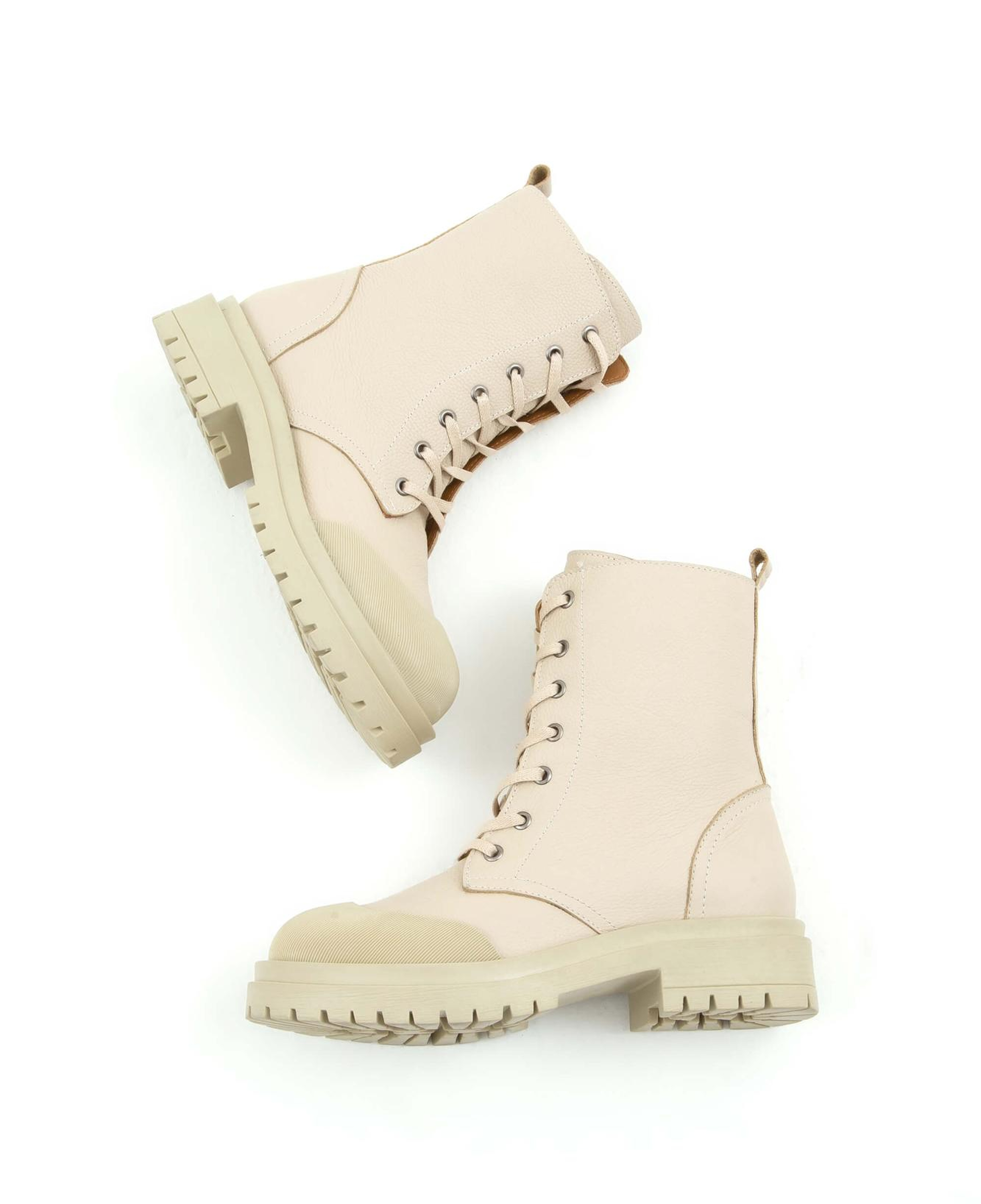 Tamer Tanca Kadın Hakiki Deri Bej Casual Bot