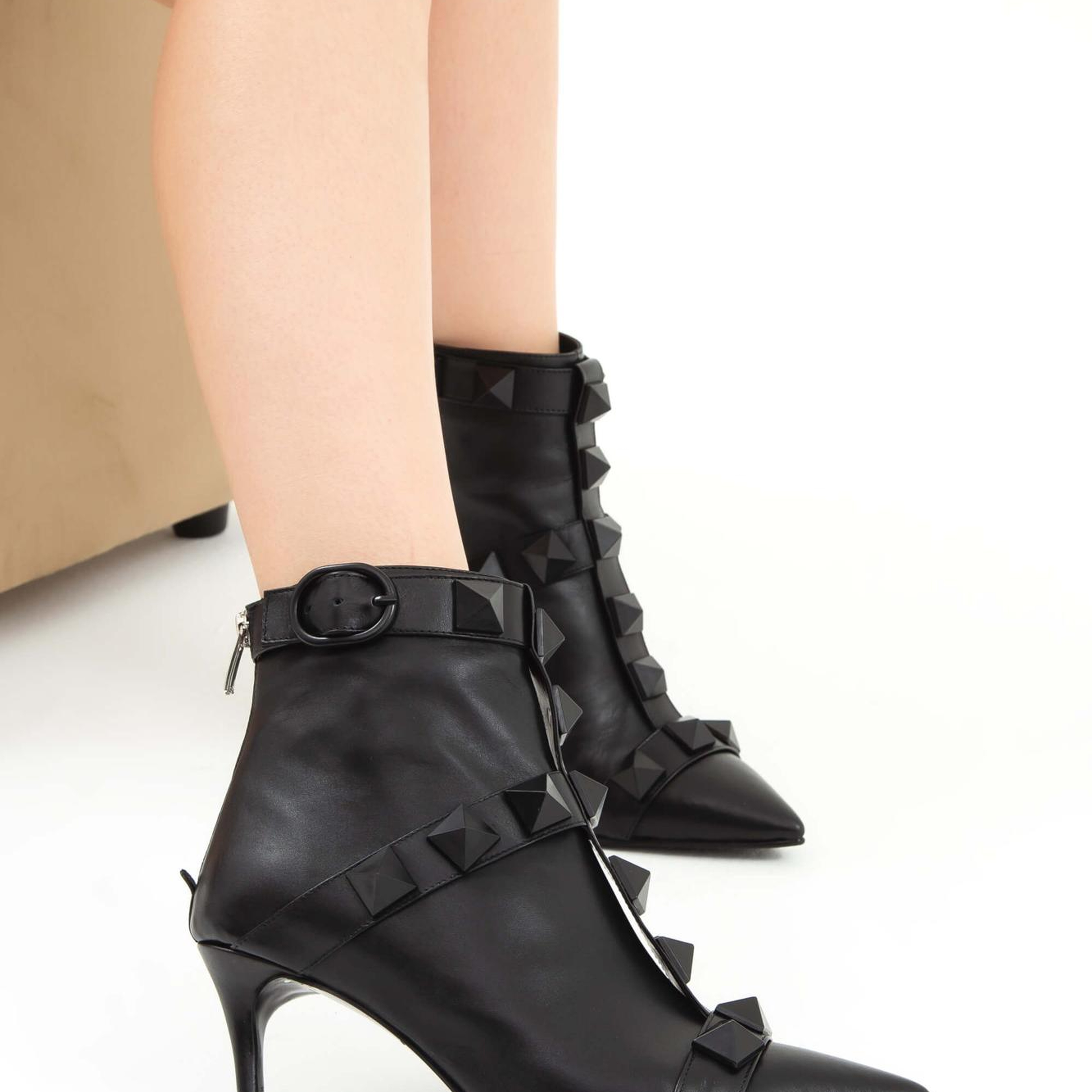 Tamer Tanca Kadın Hakiki Deri Siyah Casual Bot