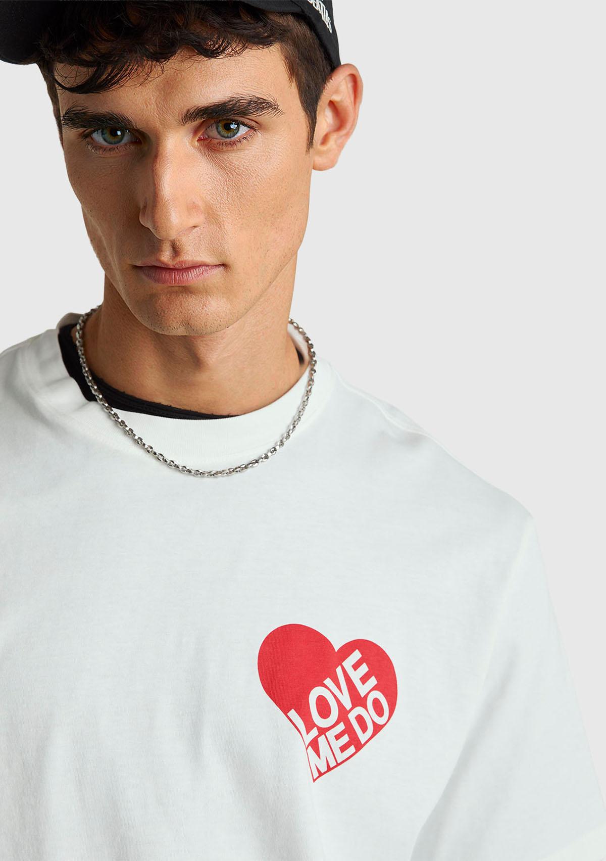 Unisex Beyaz %100 Koton The Beatles Baskılı T-Shirt