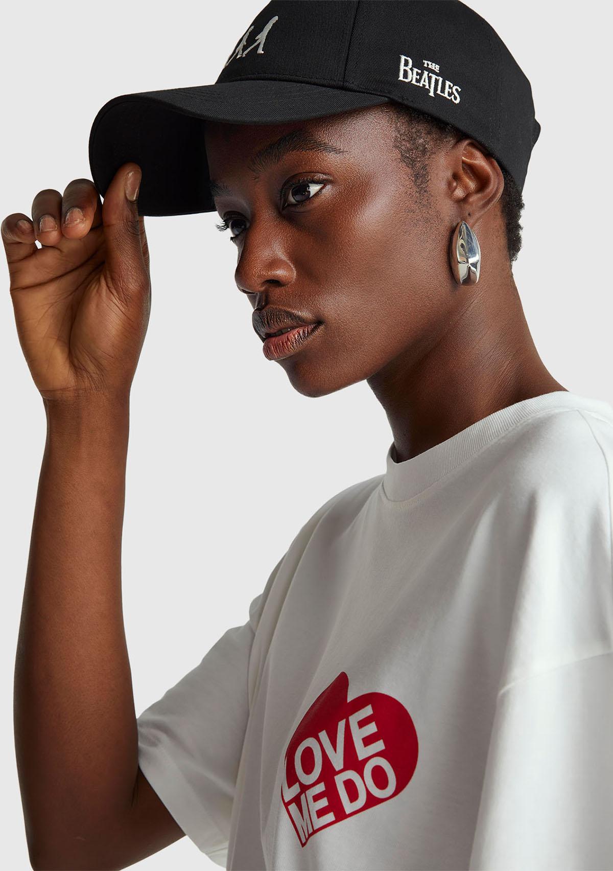 Unisex Beyaz %100 Koton The Beatles Baskılı T-Shirt