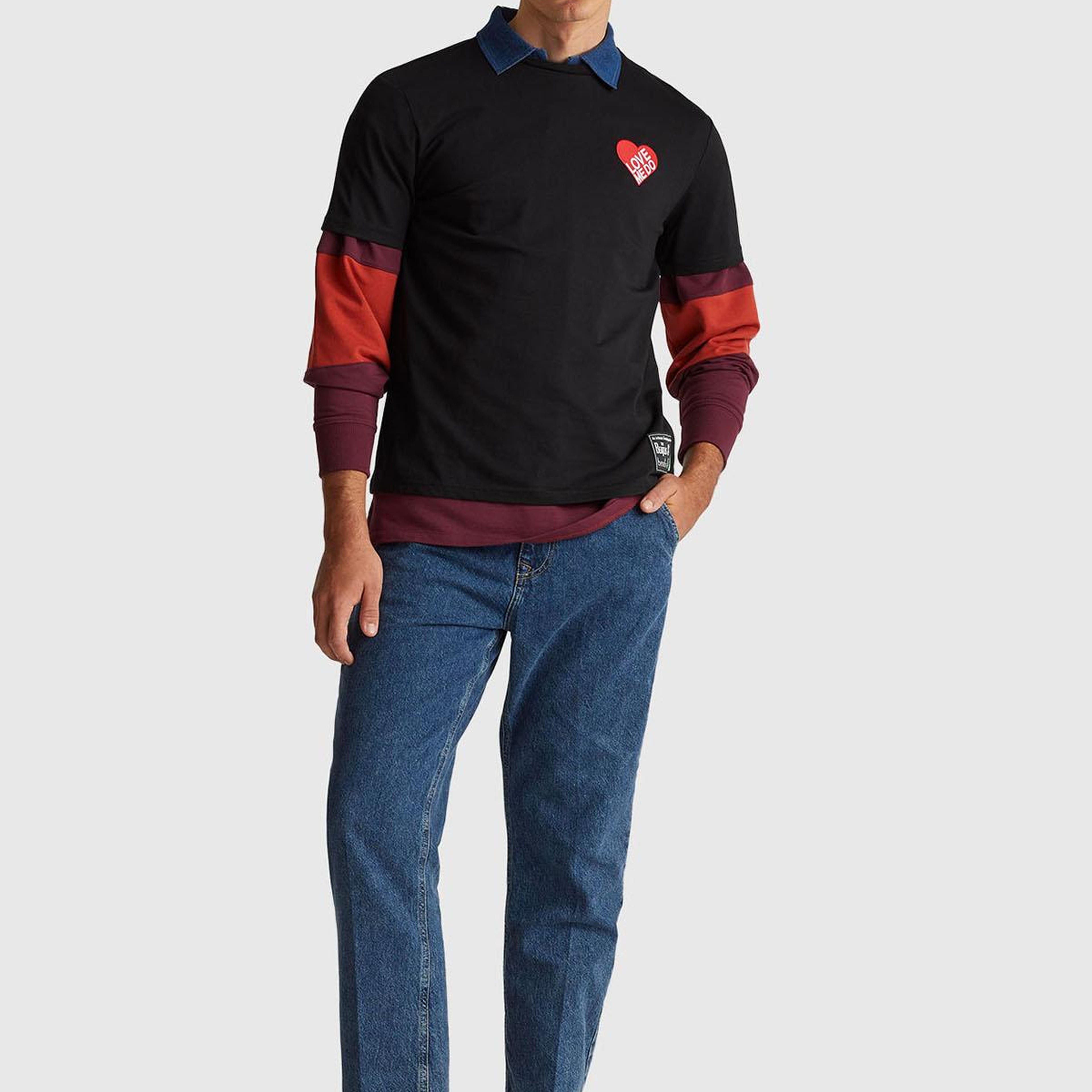 Unisex Siyah %100 Koton The Beatles  T-Shirt