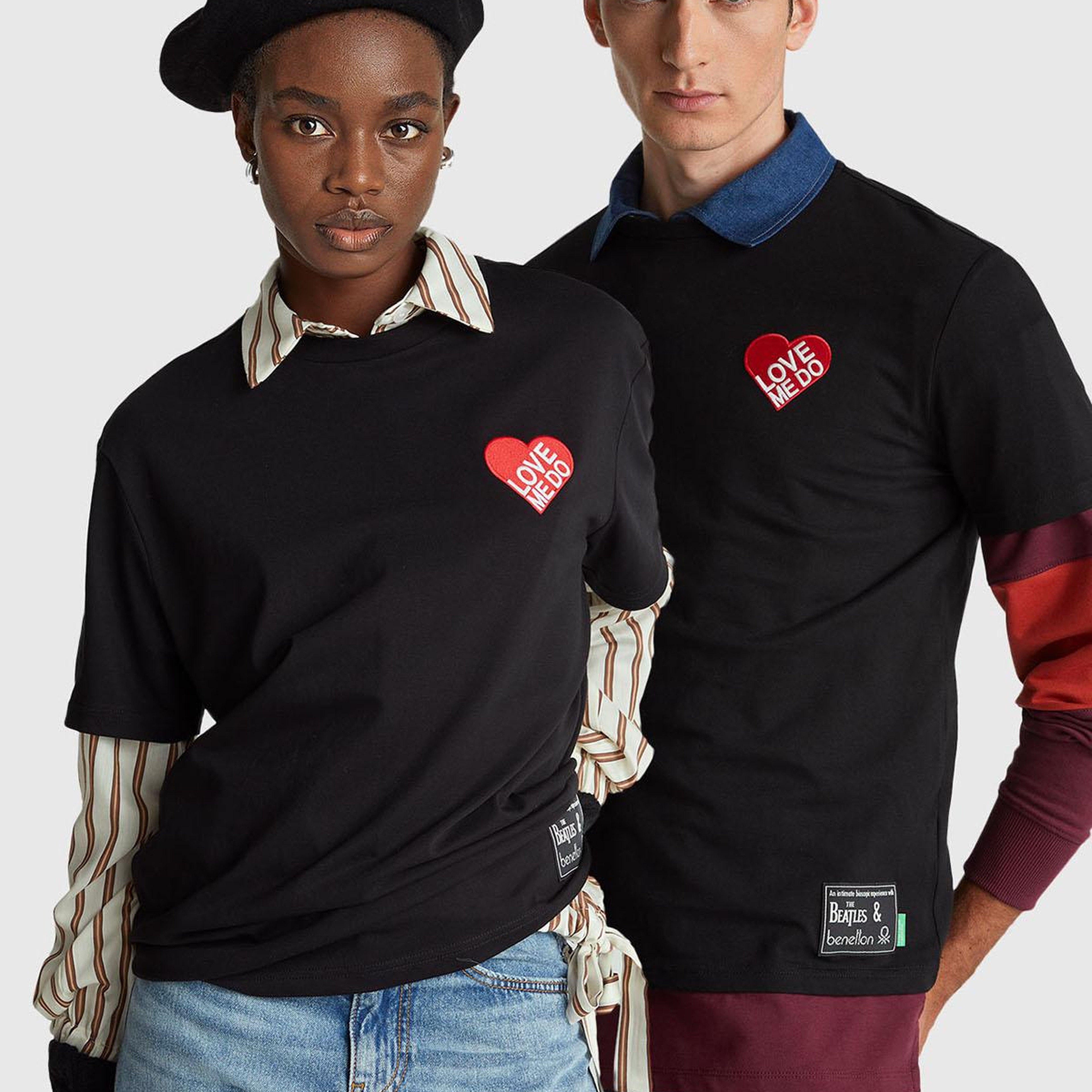 Unisex Siyah %100 Koton The Beatles  T-Shirt