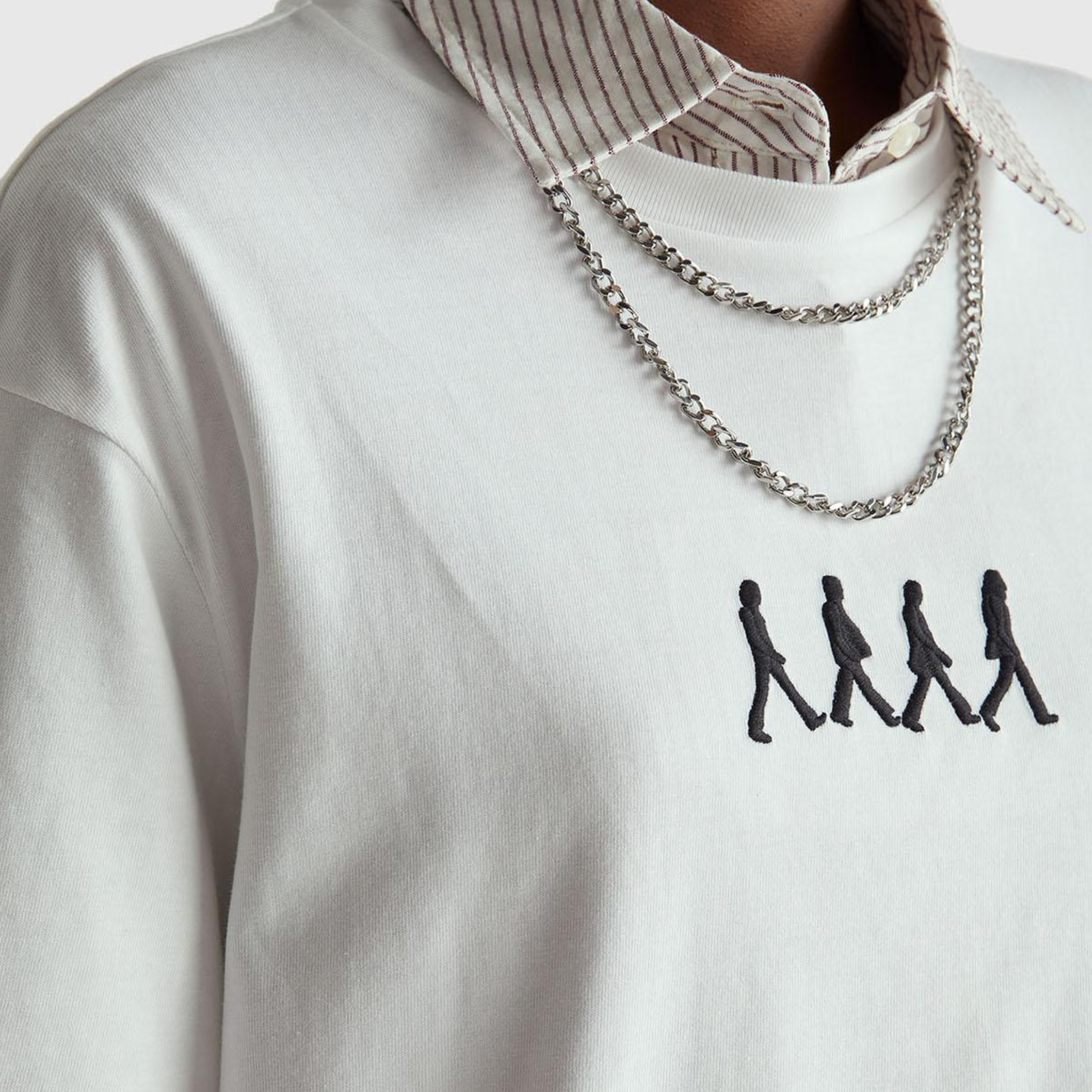 Unisex Beyaz %100 Koton The Beatles T-Shirt