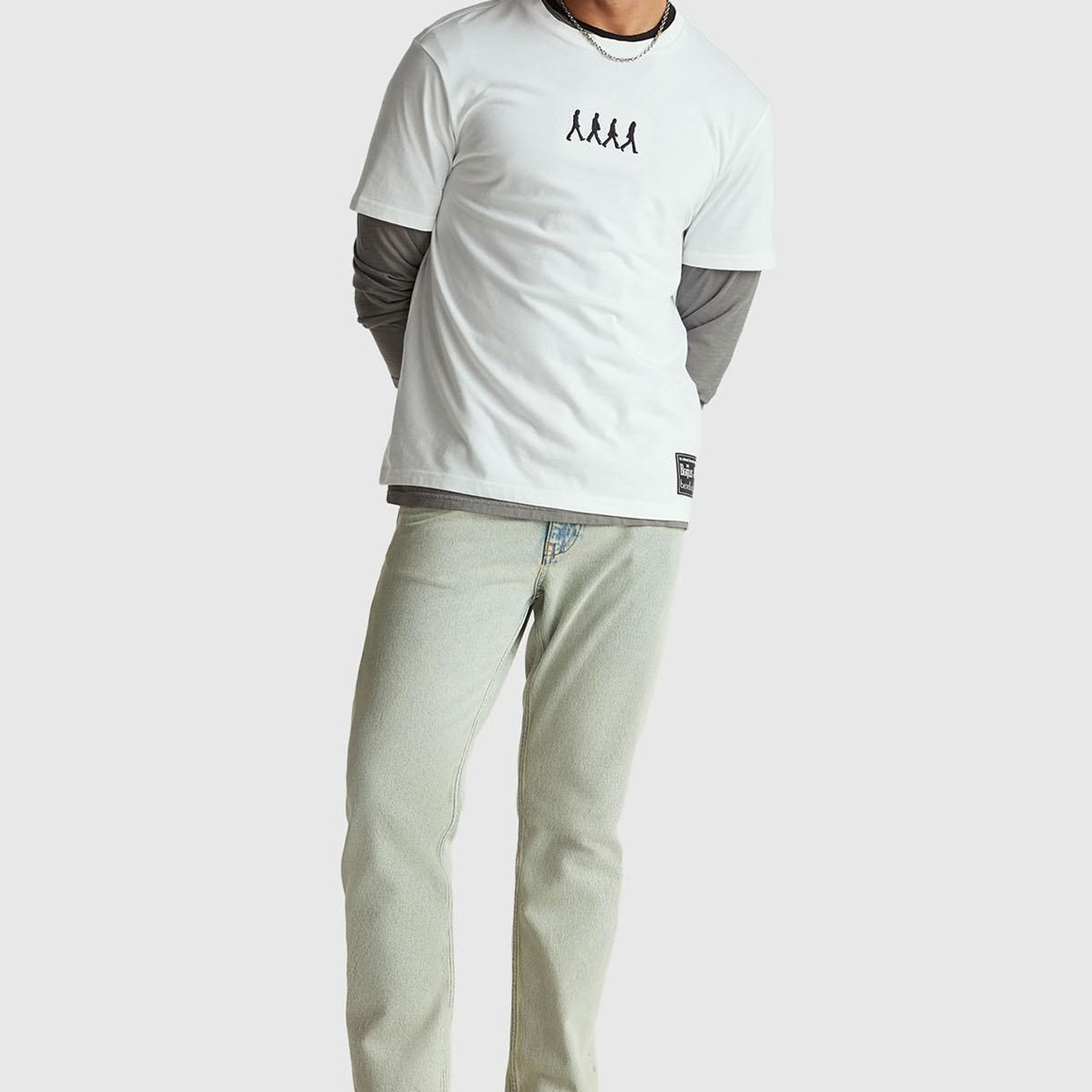 Unisex Beyaz %100 Koton The Beatles T-Shirt