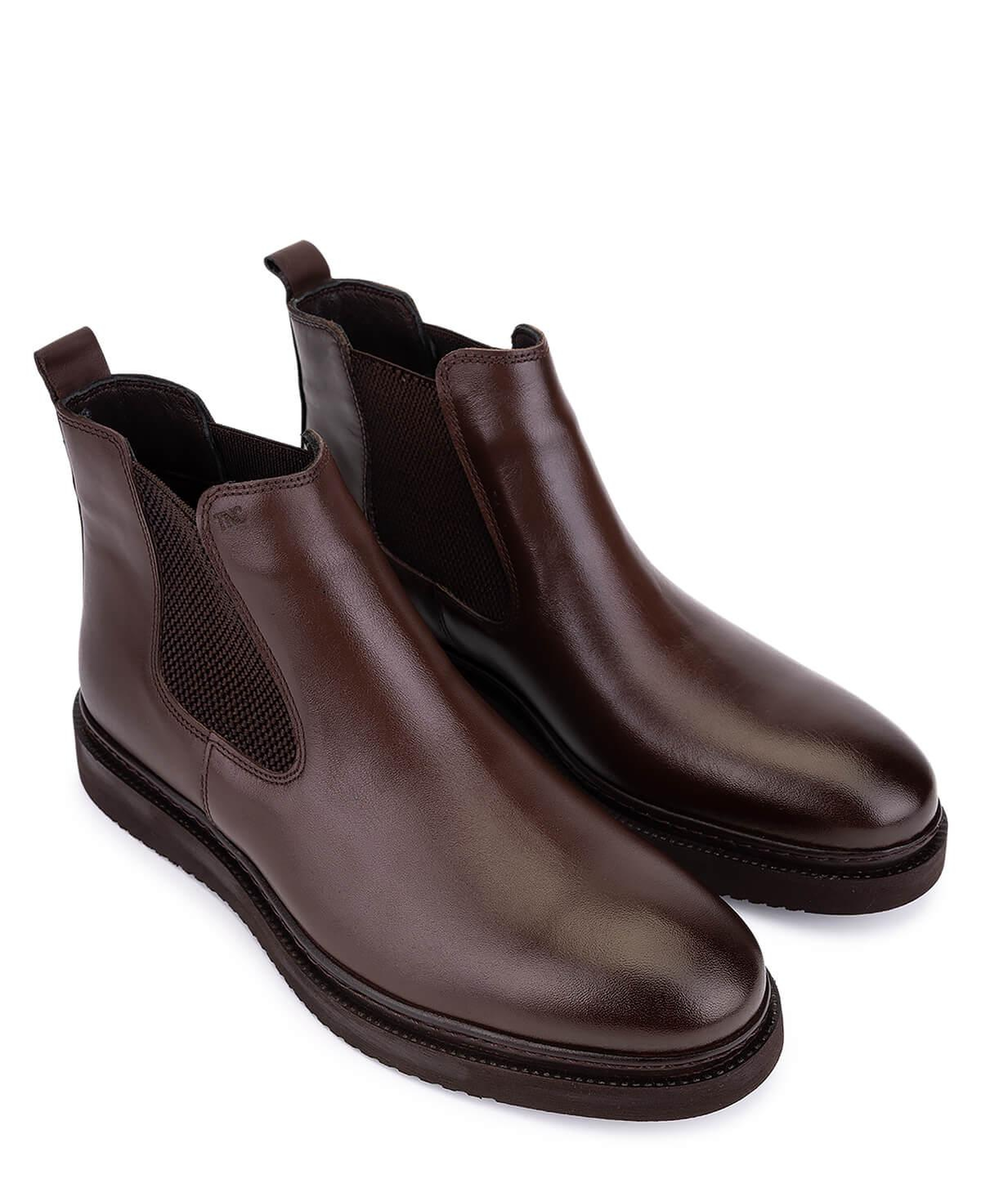 Tamer Tanca Erkek Hakiki Deri Kahverengi Casual Bot