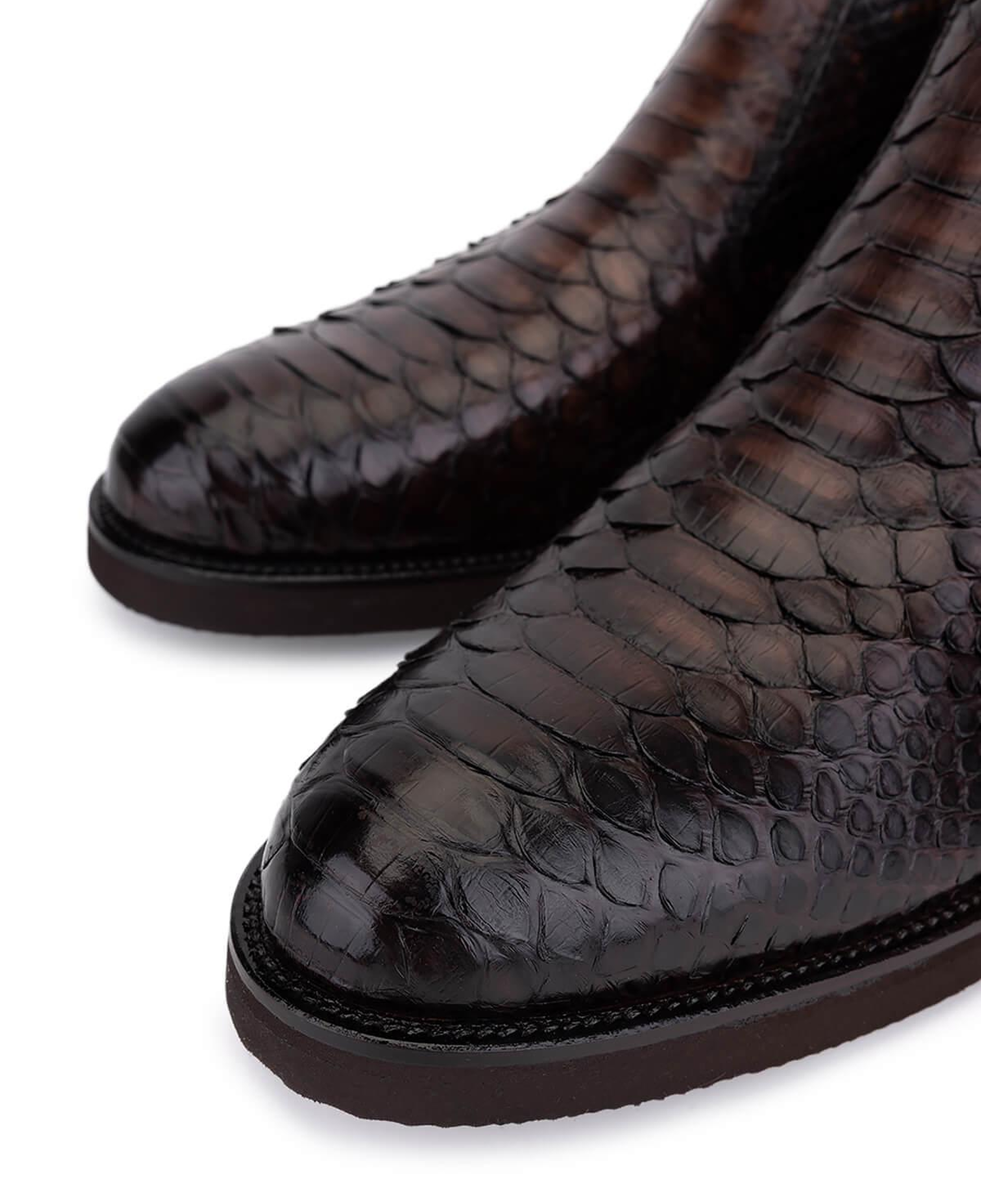 Tamer Tanca Erkek Hakiki Deri Kahverengi Klasik Bot