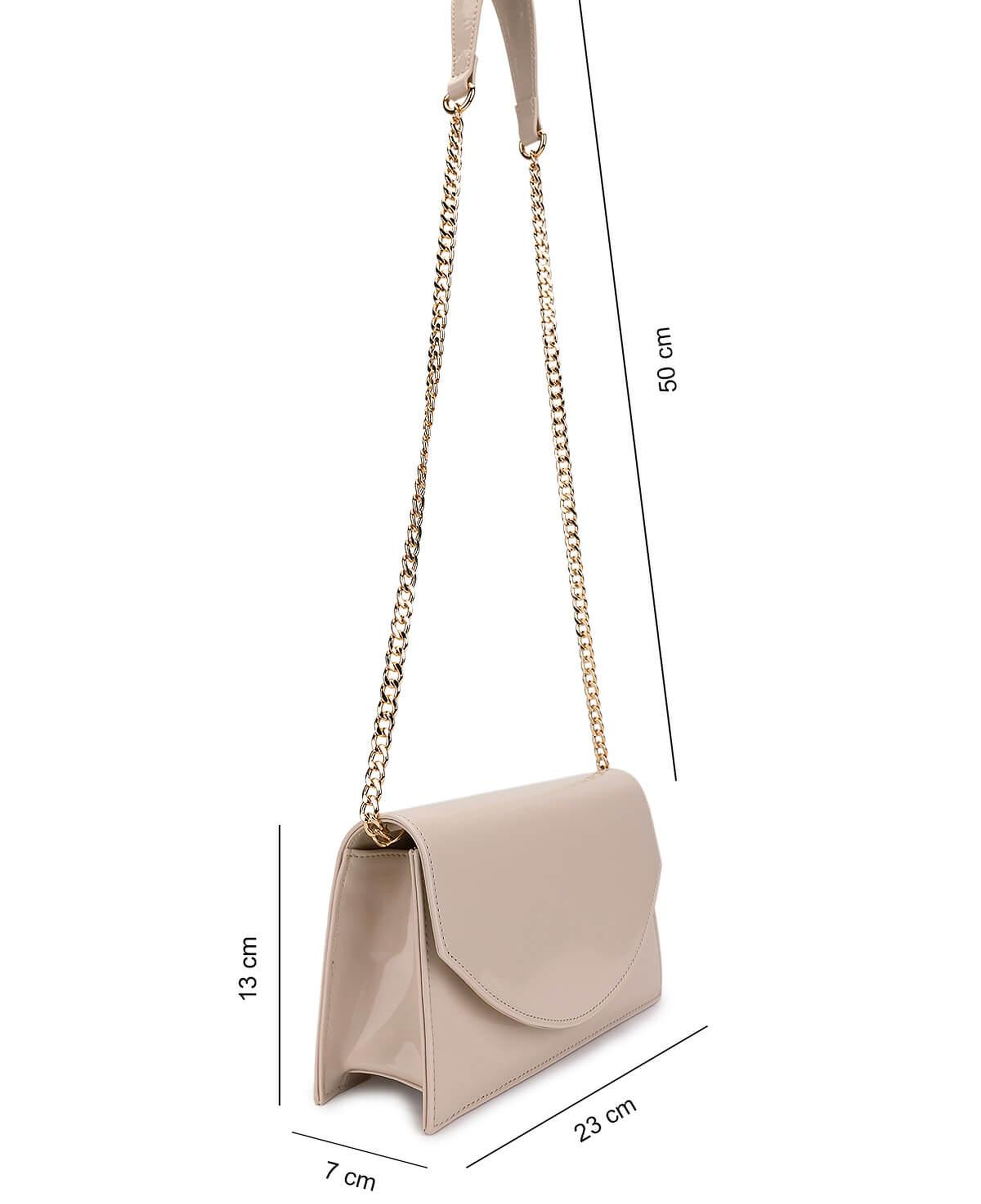 Tamer Tanca Kadın Suni Deri Bej Rugan Kol Çantası