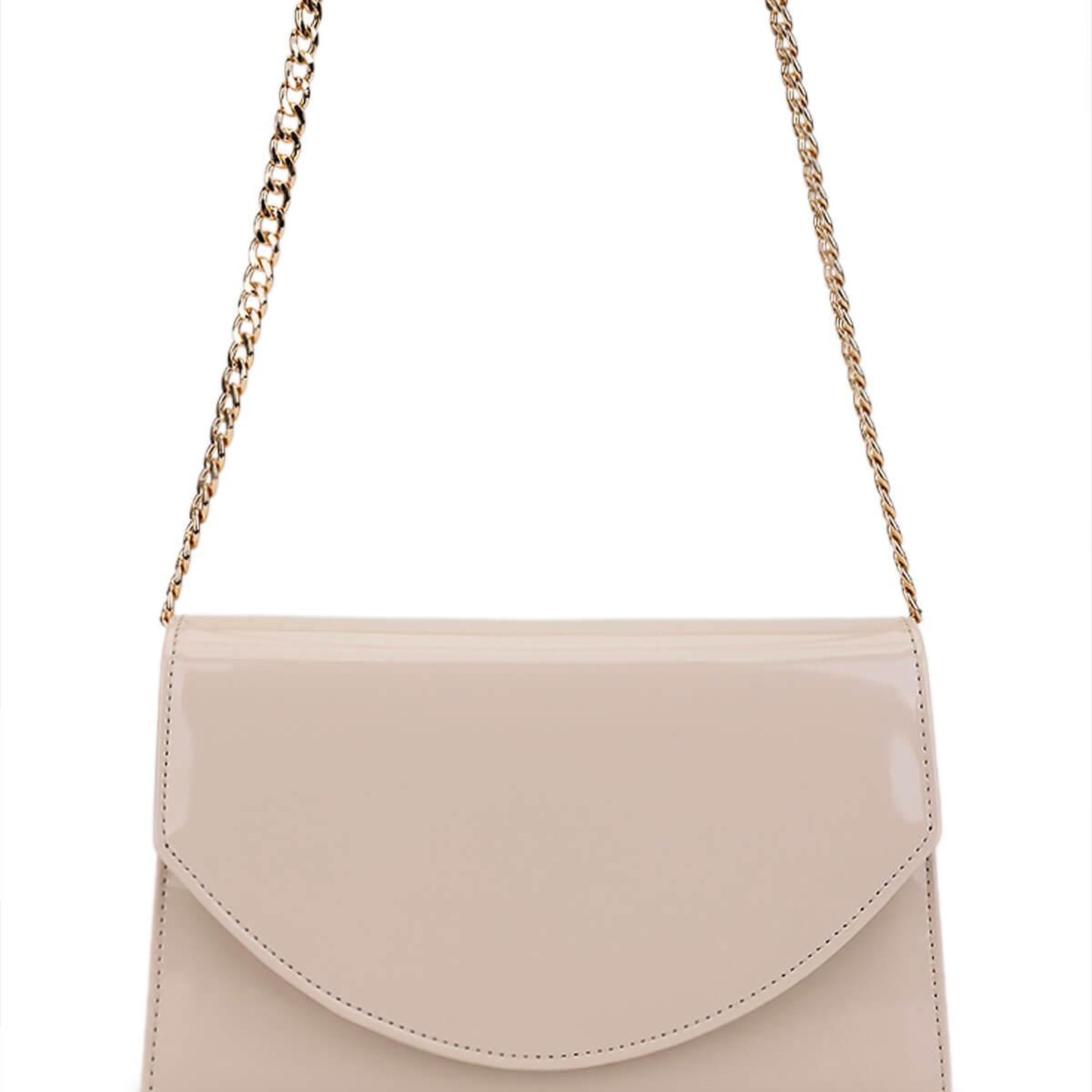 Tamer Tanca Kadın Suni Deri Bej Rugan Kol Çantası