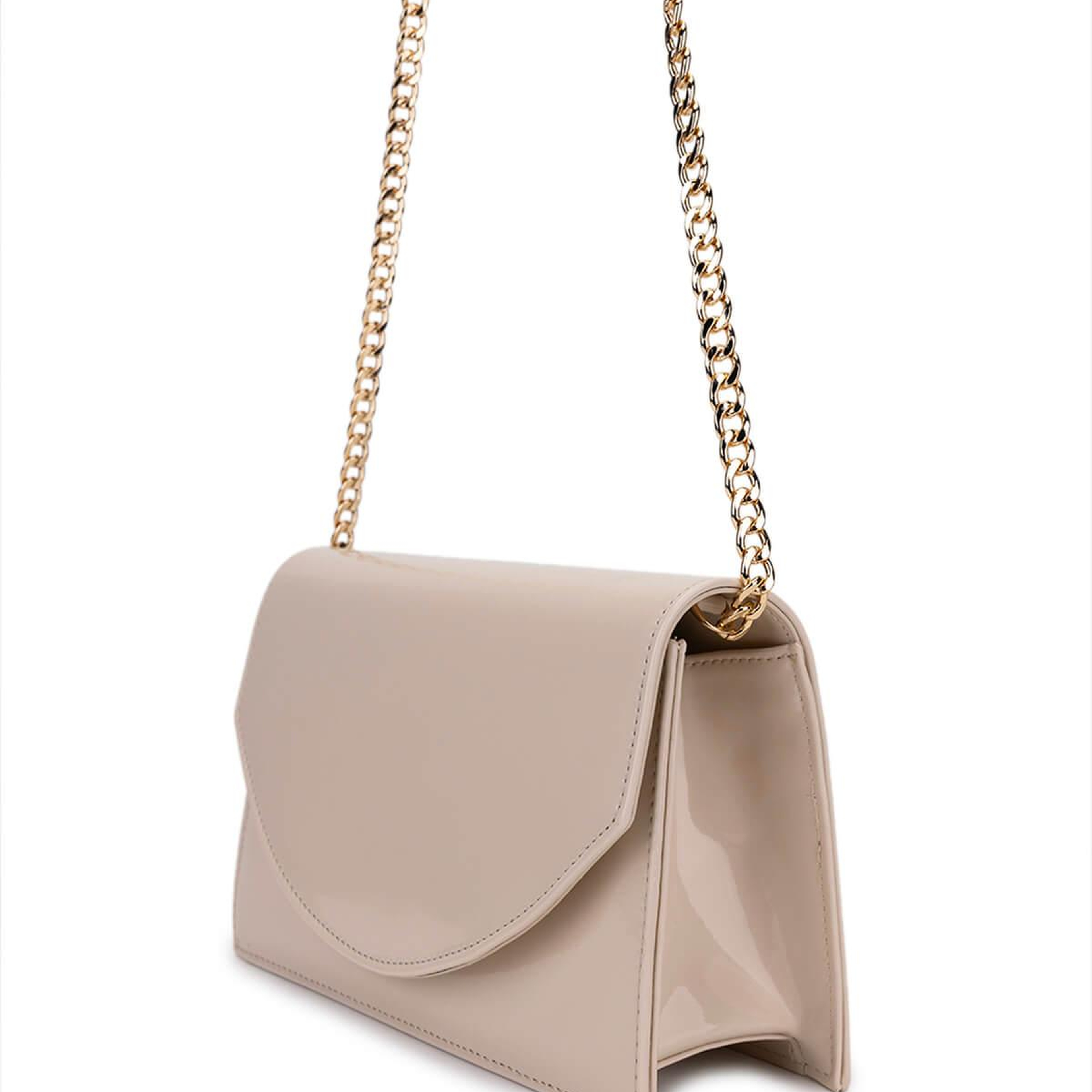 Tamer Tanca Kadın Suni Deri Bej Rugan Kol Çantası