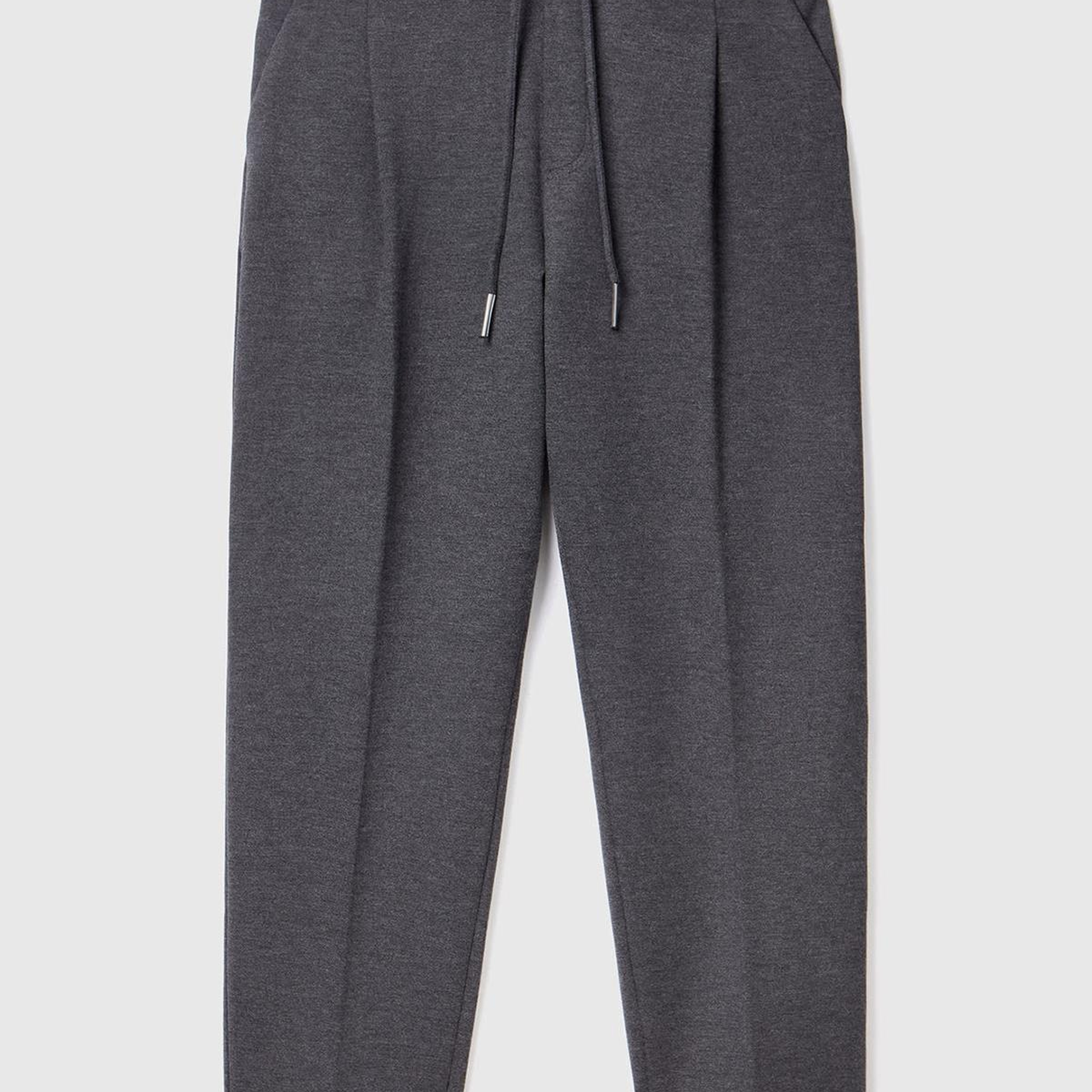 Kadın Gri   Beli Lastikli Pantolon