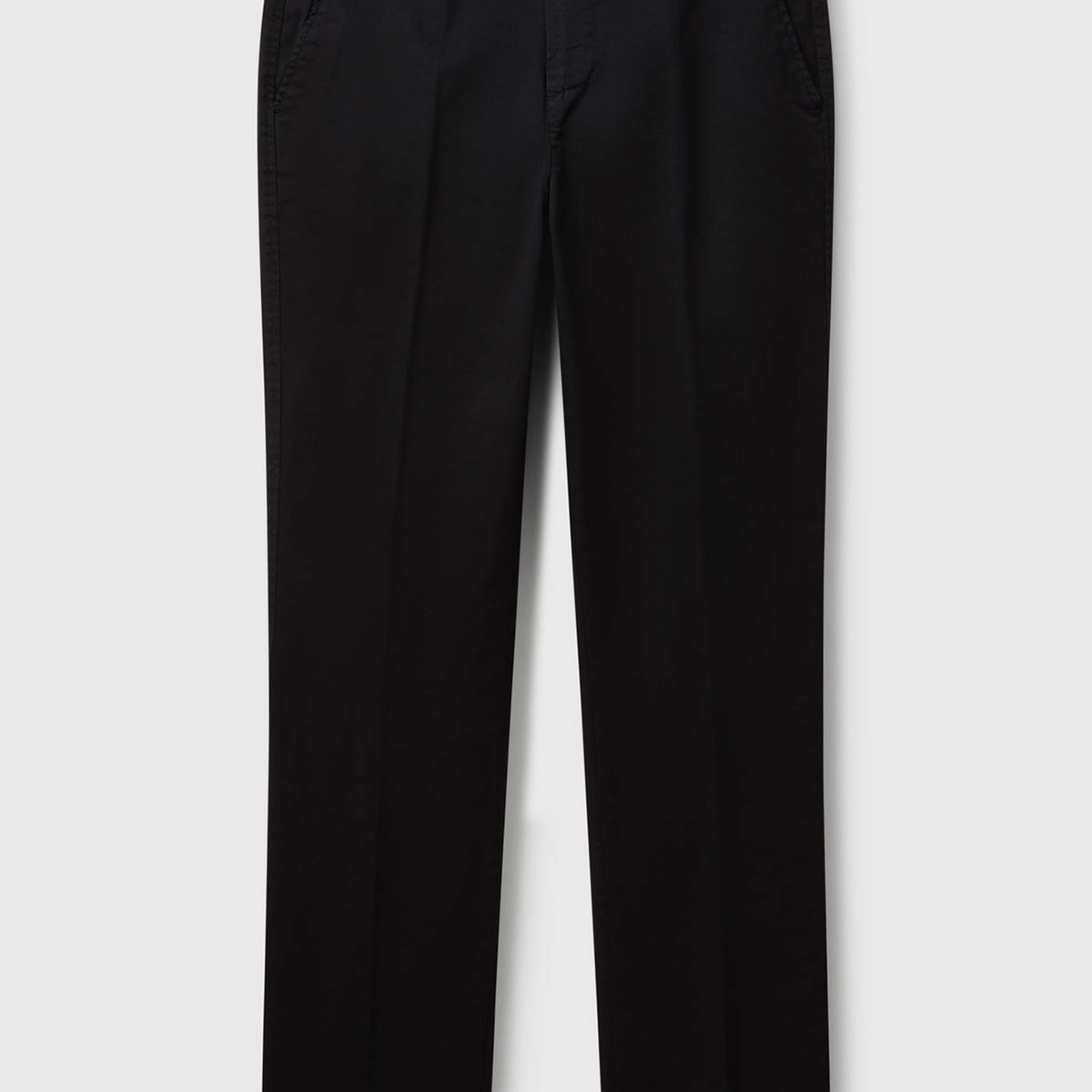 Kadın Sİyah Elastanlı Basic Chino Pantolon