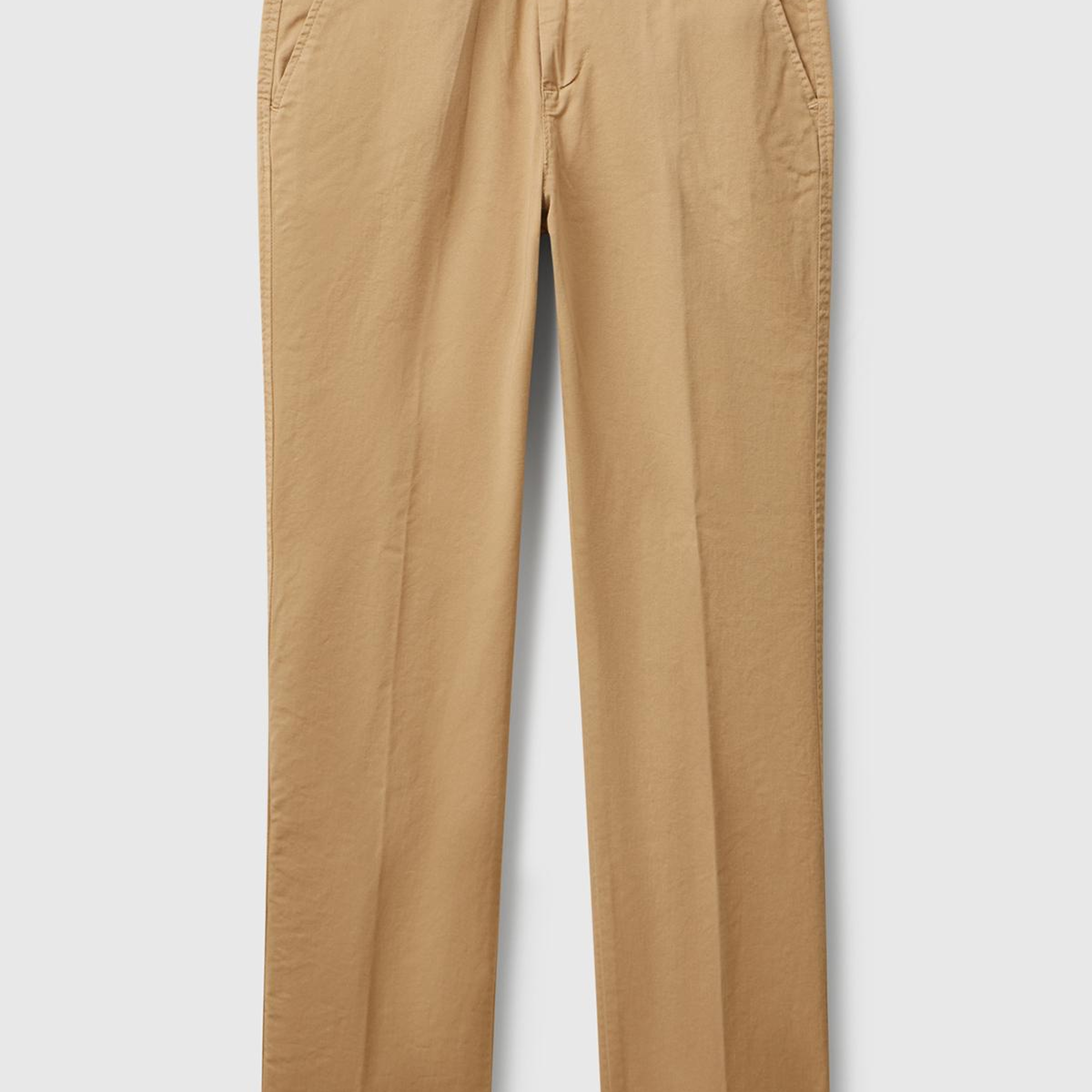 Kadın Kahverengi  Elastanlı Basic Chino Pantolon