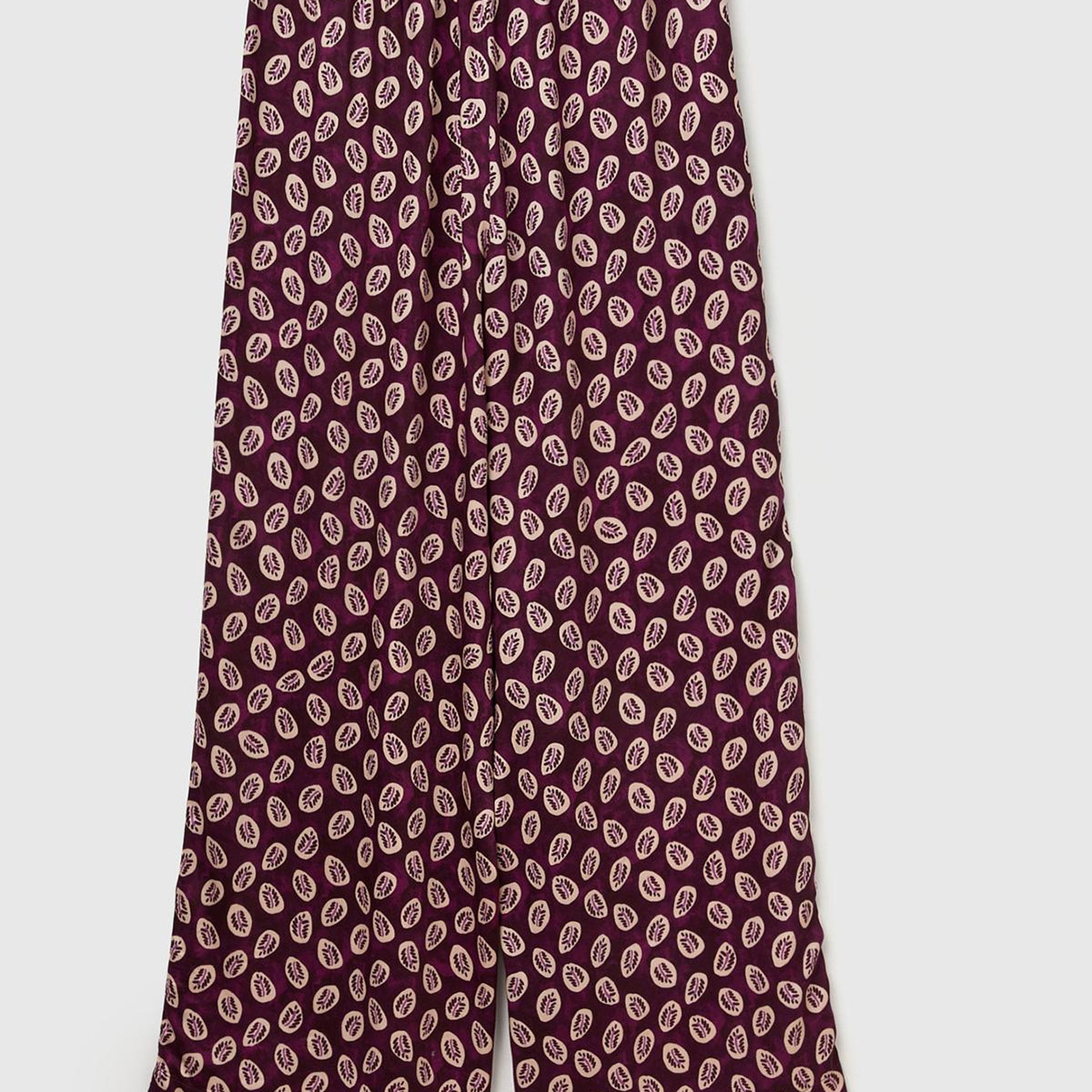 Kadın Pembe Mix %100 Viskon Rahat Kesim Beli Lastikli Cepli Pantolon