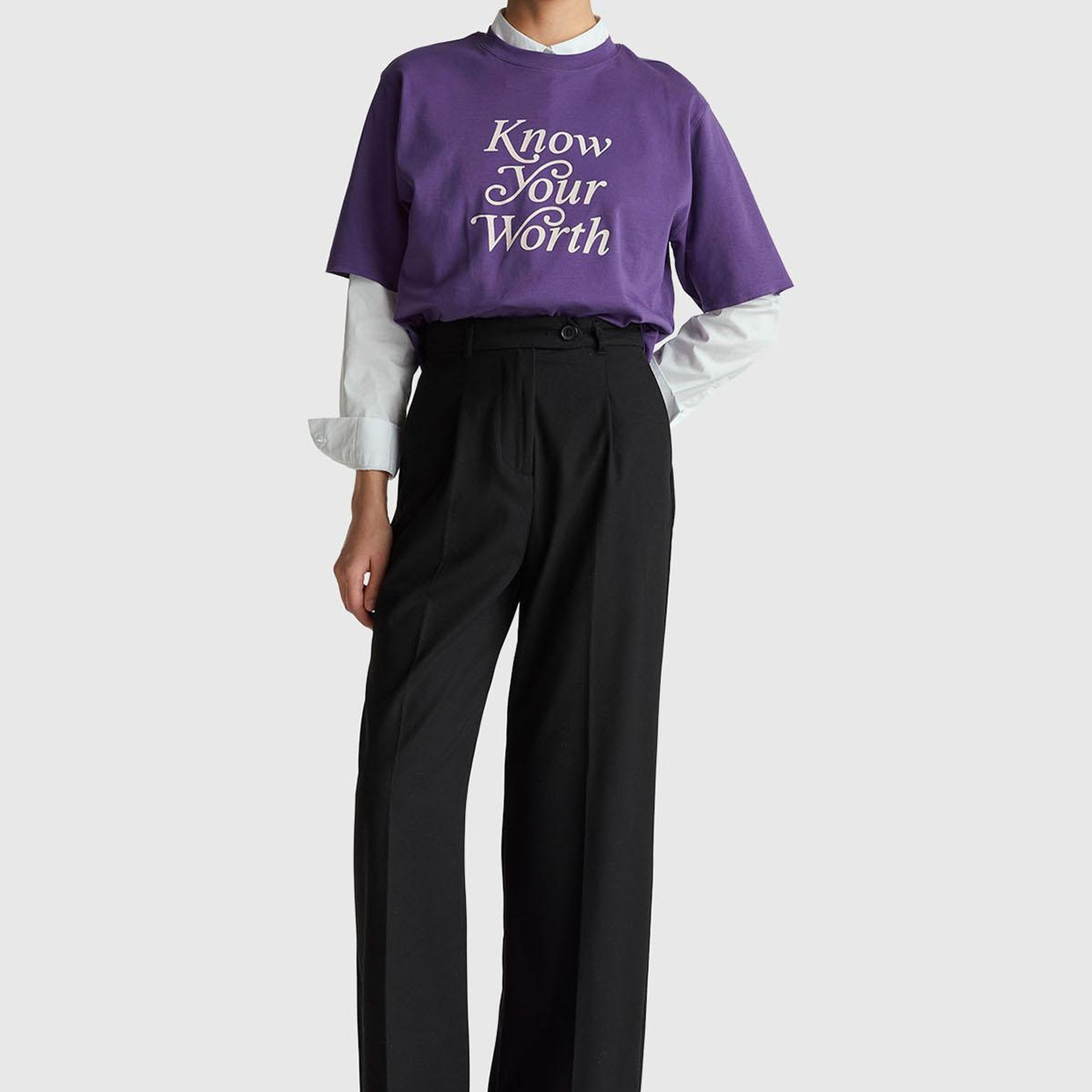 Kadın Siyah Viskoz Karışımlı Cepli Önden Fermuarlı Pantolon