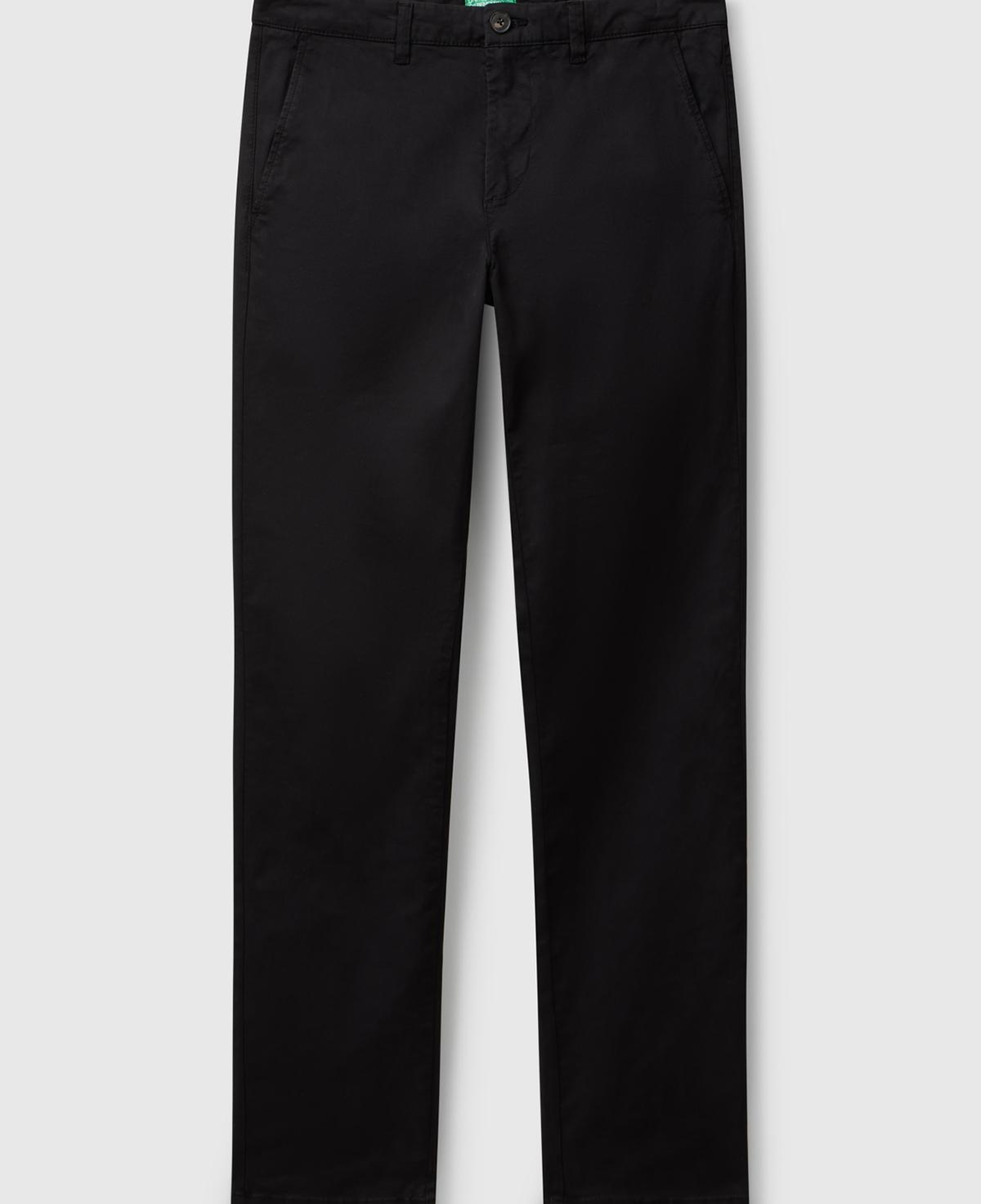 Erkek Siyah Slim Fit Chino Pantolon