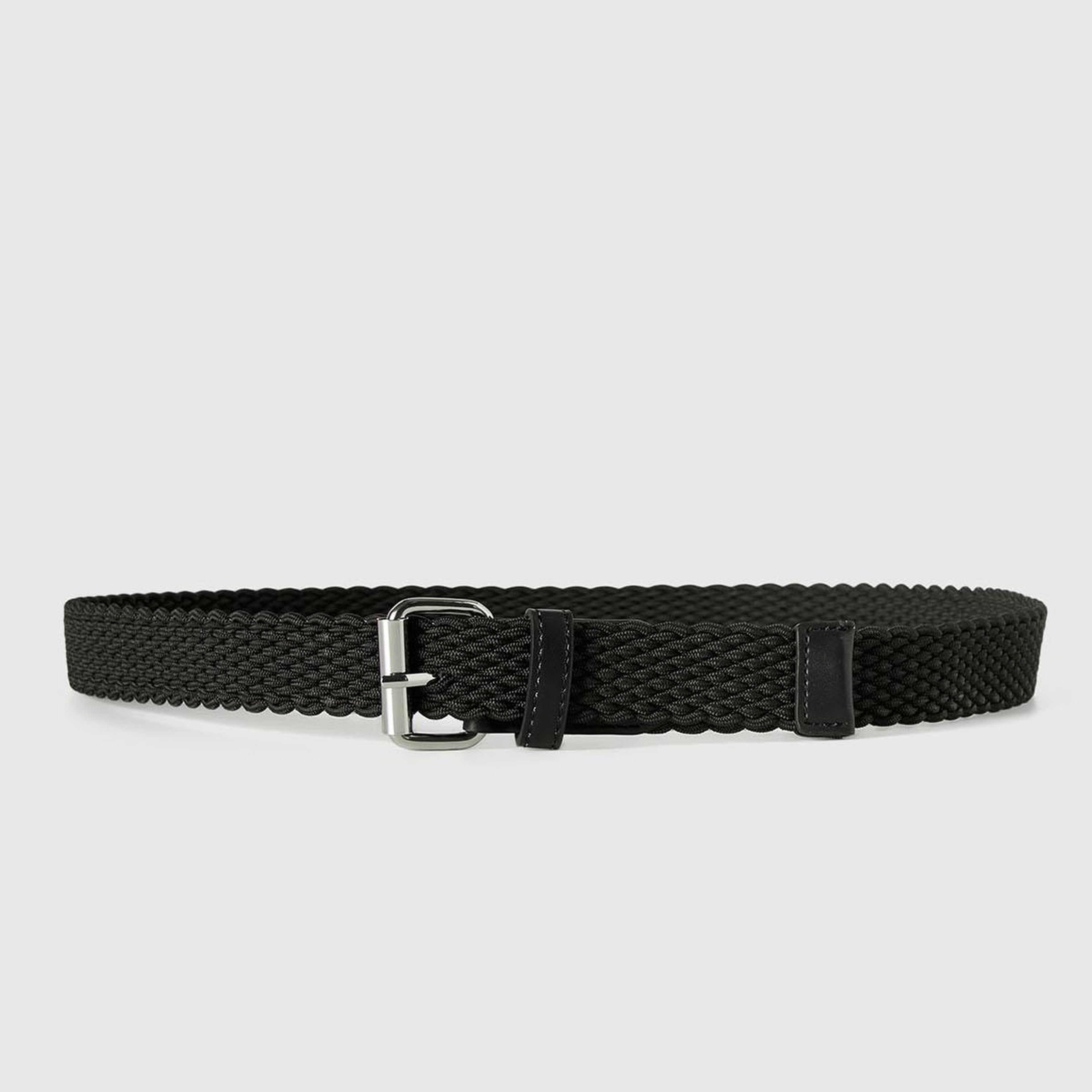 Erkek Siyah Örgü Kemer