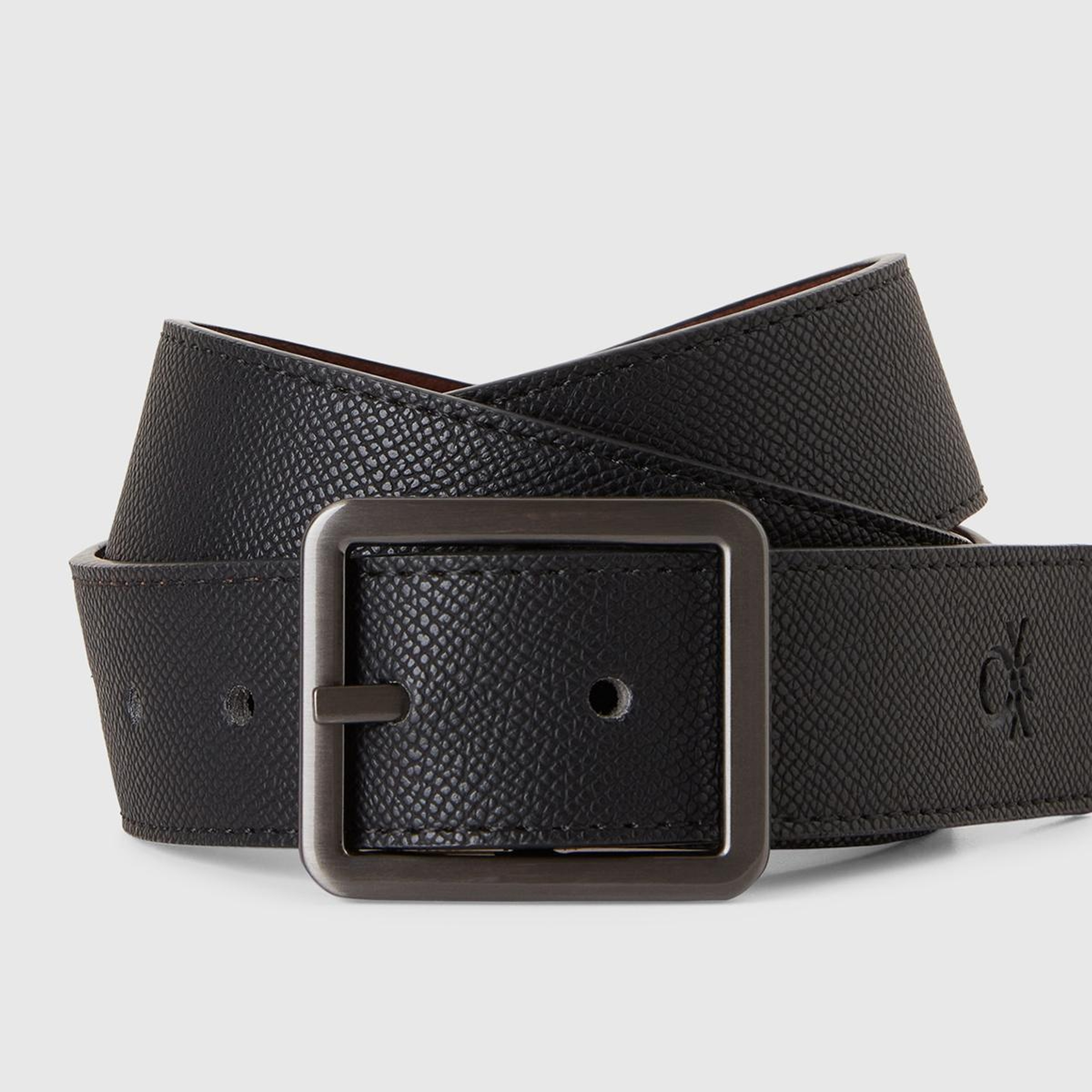 Erkek Siyah Çift Taraflı Kemer-BELT