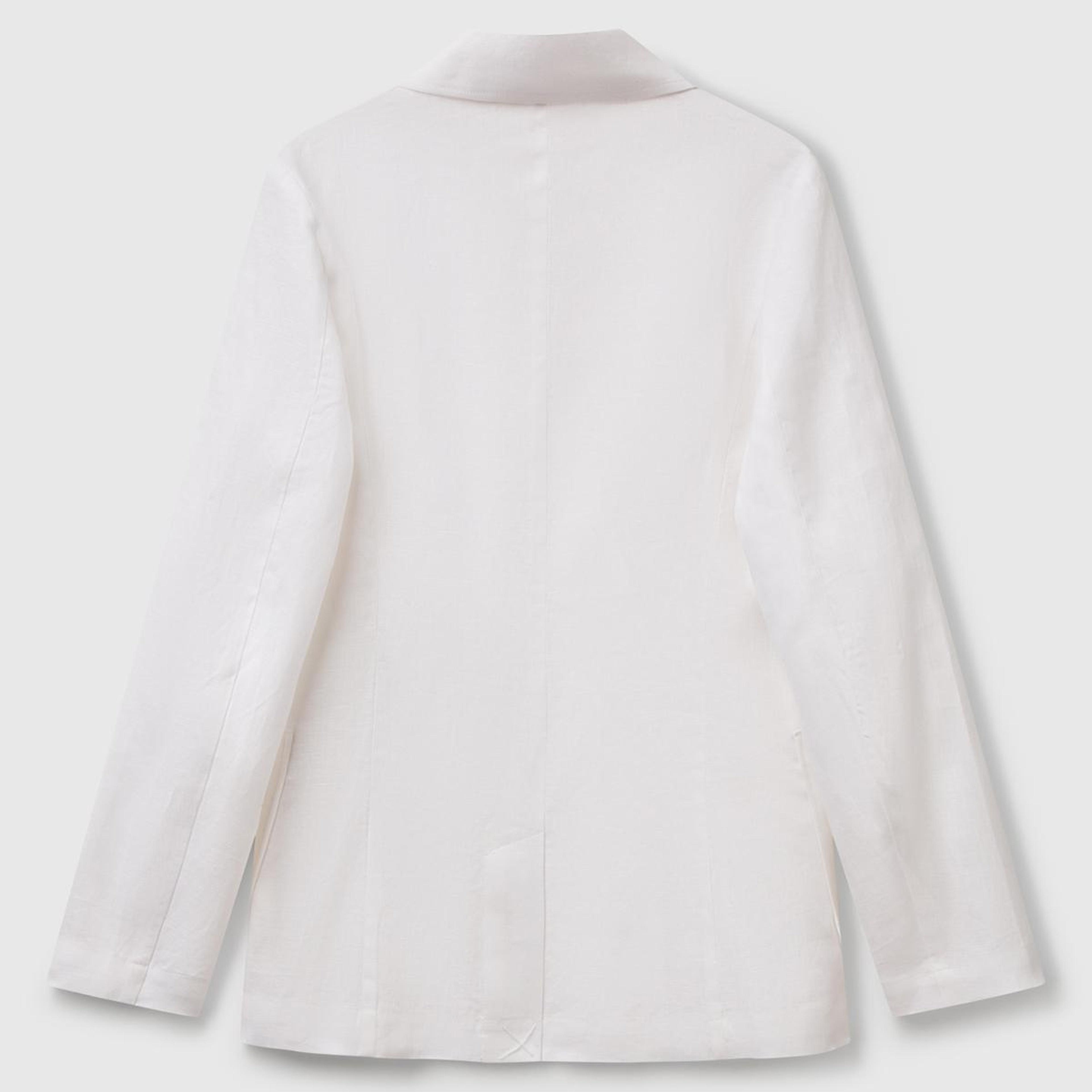 Kadın Beyaz %100 Keten Ceket