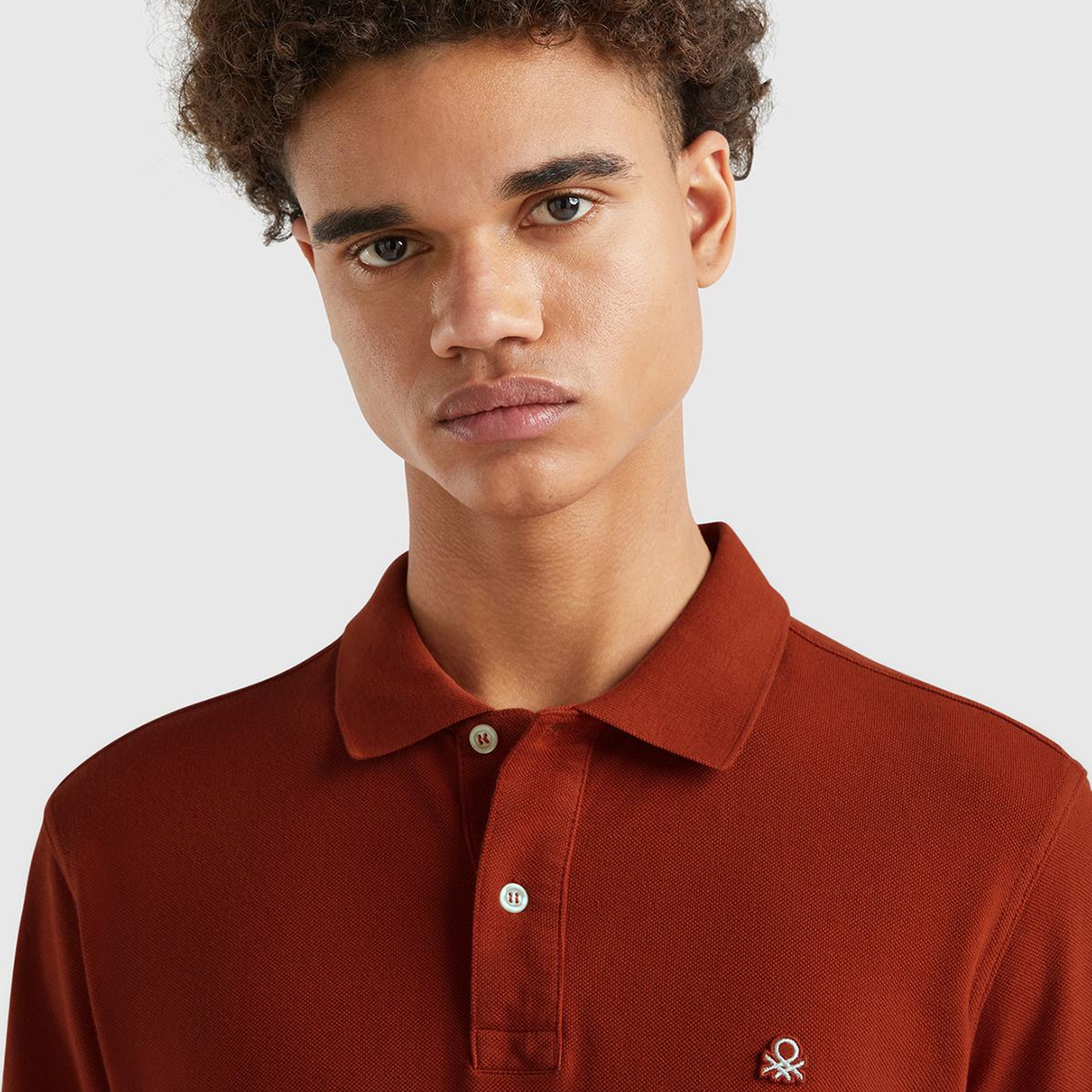 Erkek Koyu Kırmızı Regular Fit Kısa Kollu Polo T-Shirt