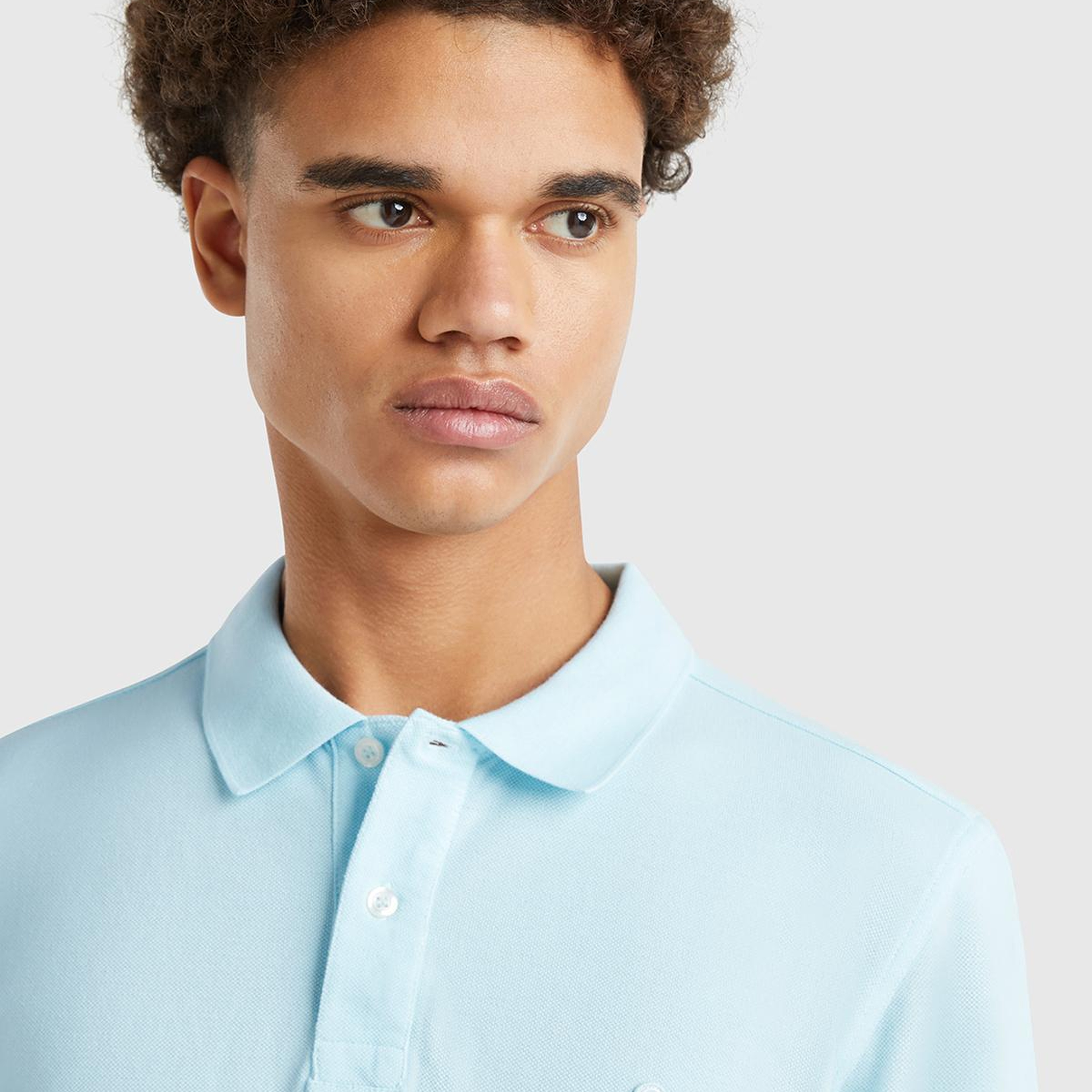 Erkek Turkuaz Regular Fit Kısa Kollu Polo T-Shirt