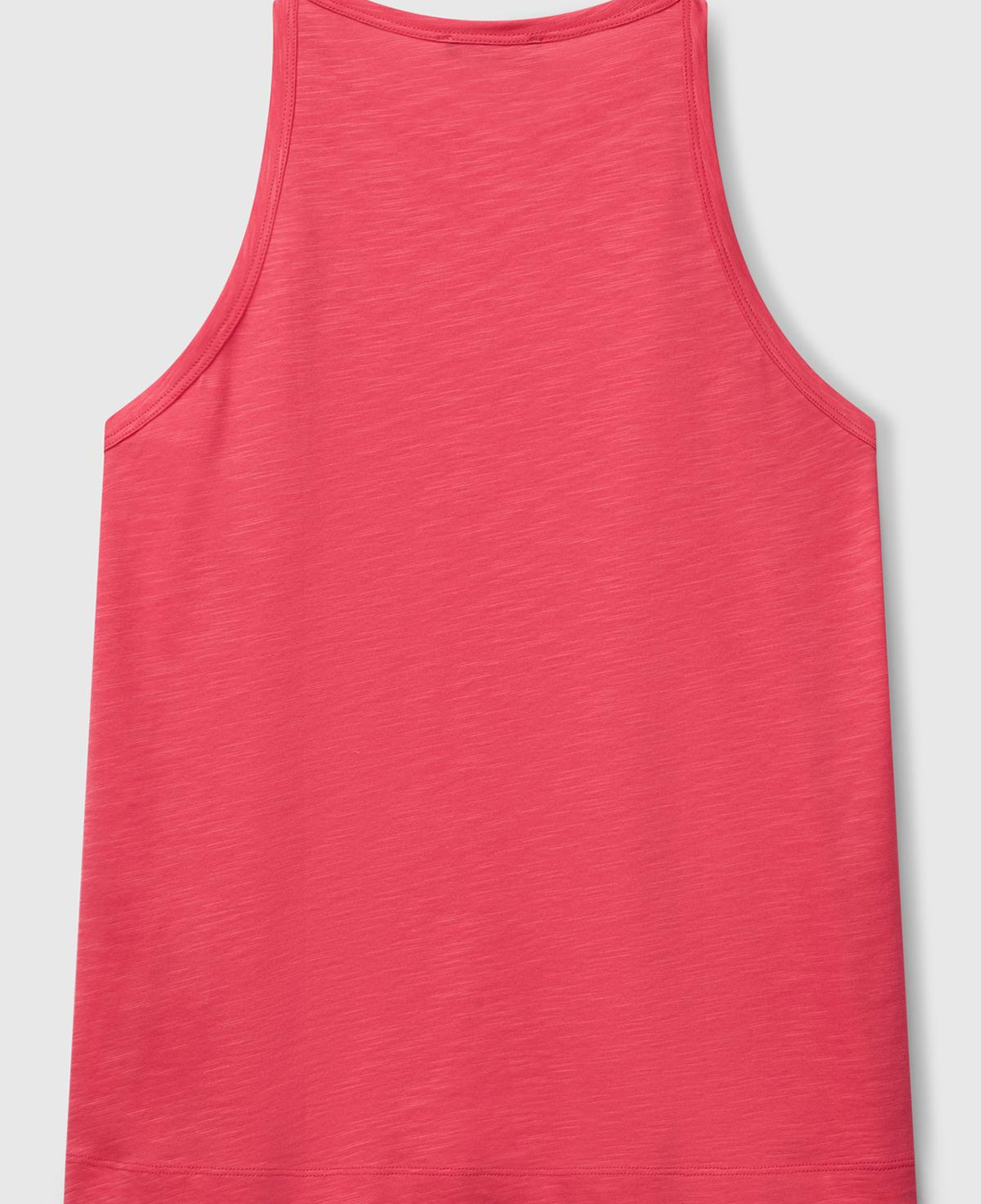 Kadın Turuncu Modal Karışımlı Slub Atlet