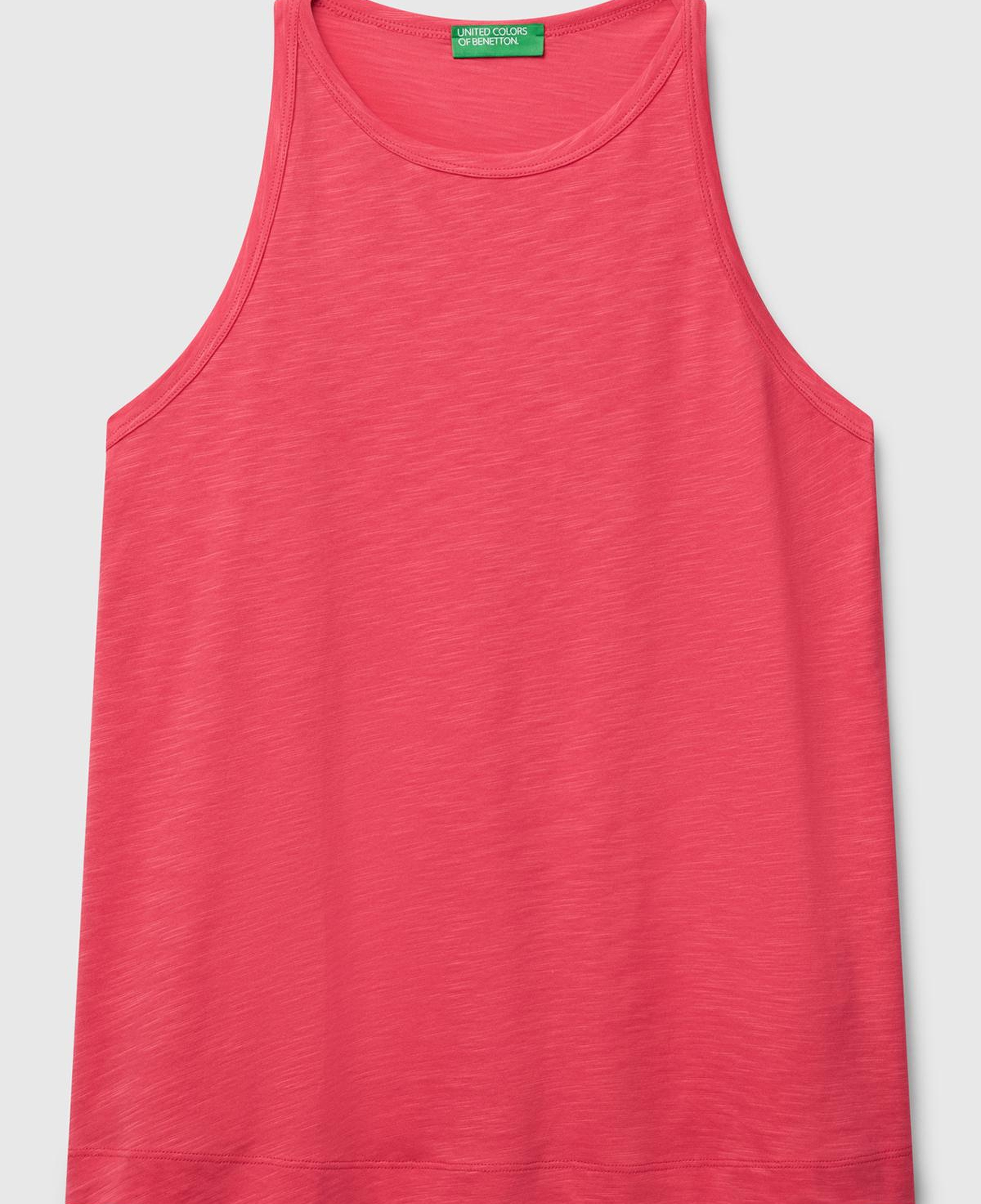 Kadın Turuncu Modal Karışımlı Slub Atlet