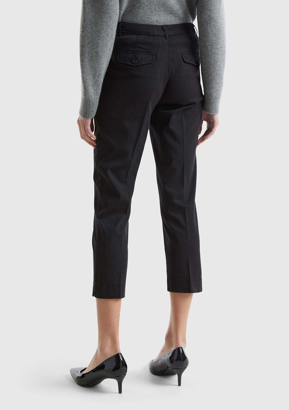 Kadın Siyah Mevsimlik Chino
