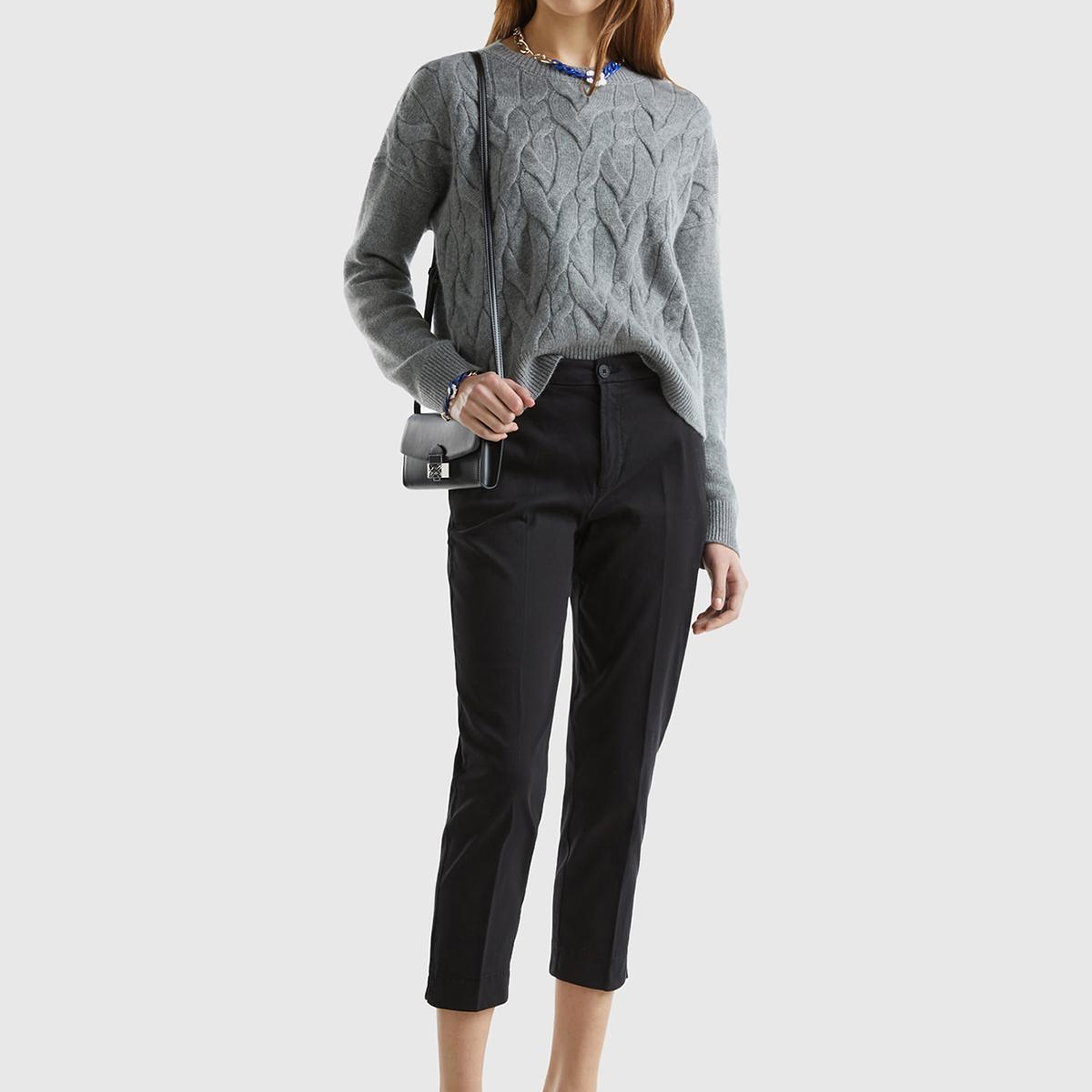 Kadın Siyah Mevsimlik Chino