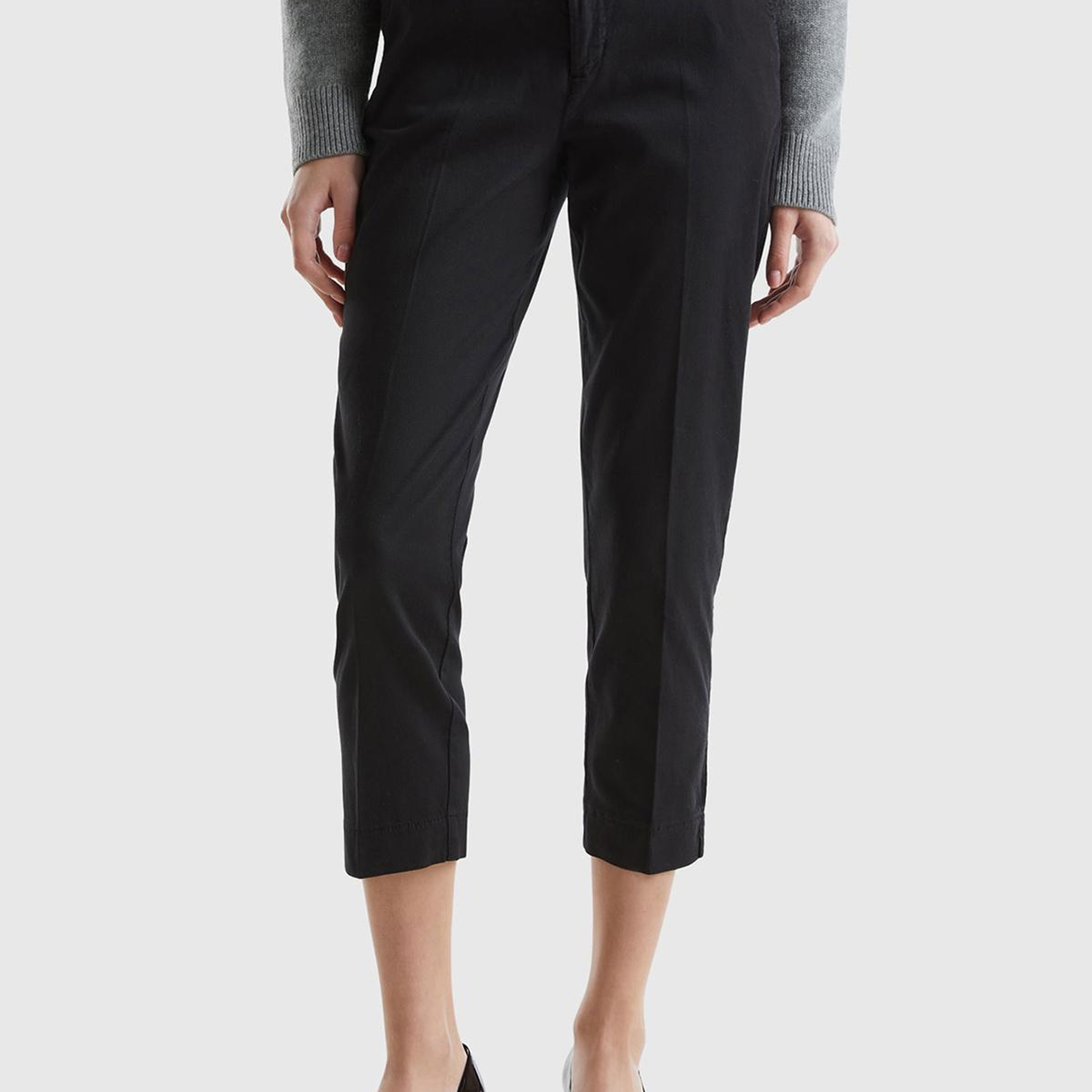 Kadın Siyah Mevsimlik Chino