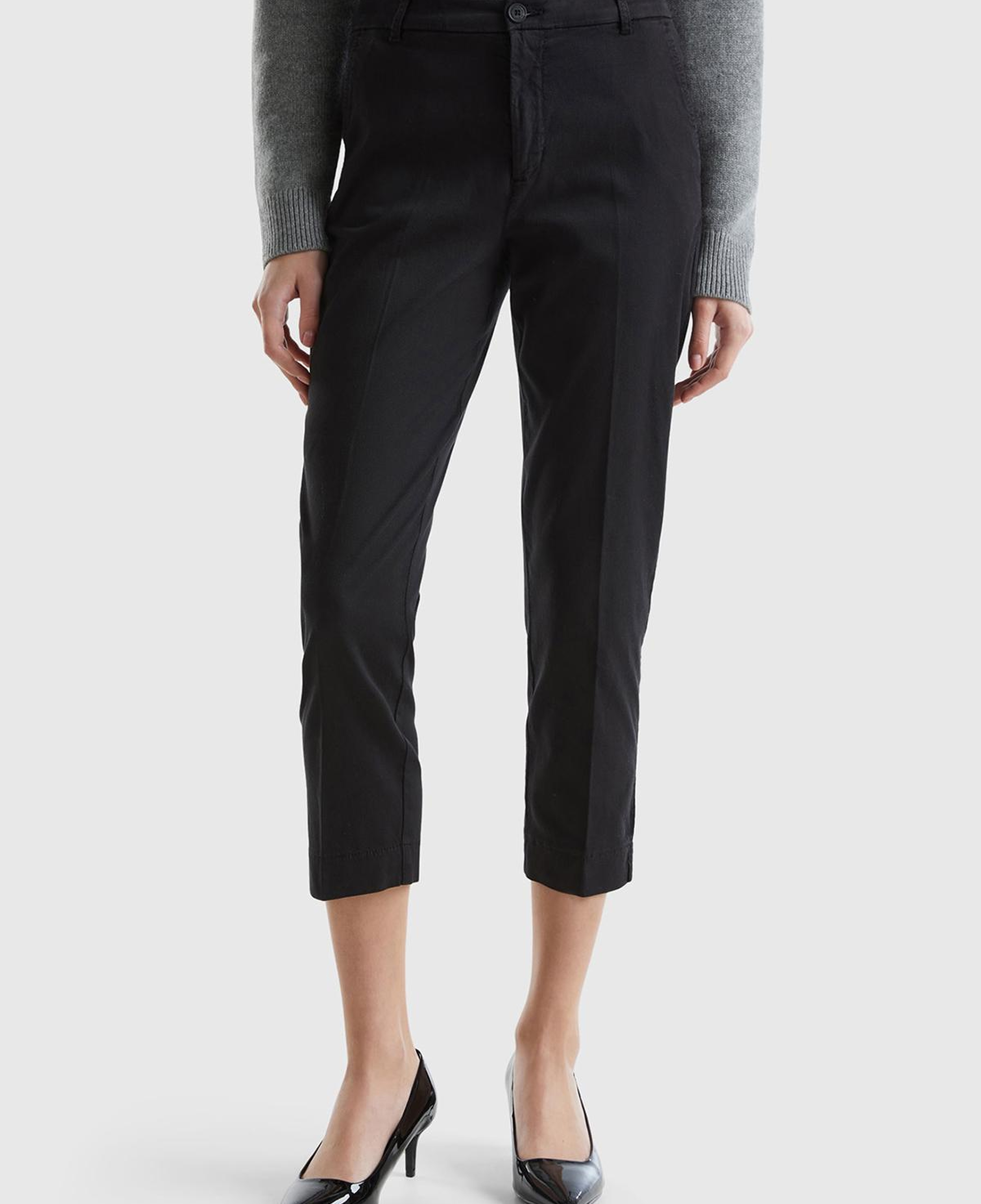 Kadın Siyah Mevsimlik Chino