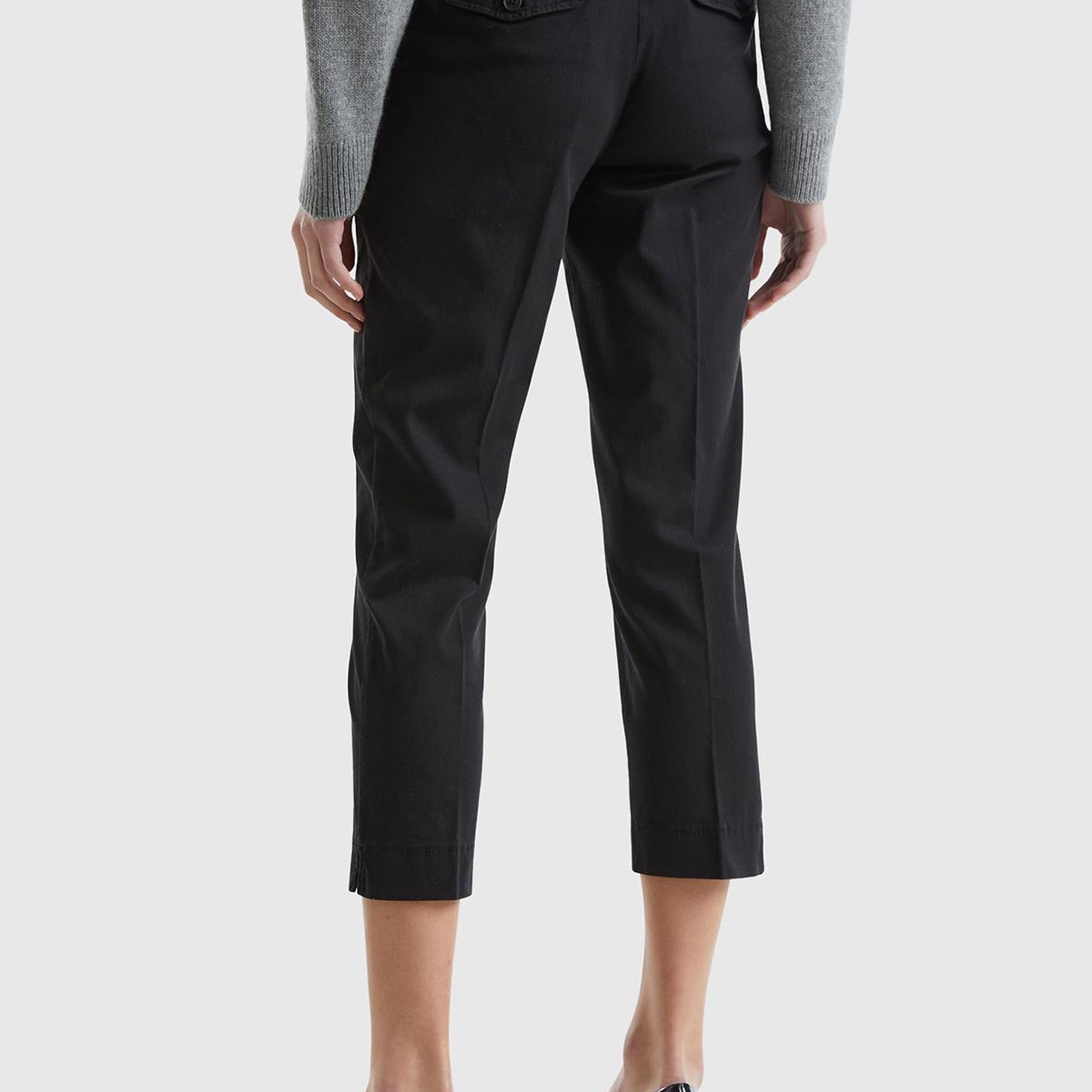 Kadın Siyah Mevsimlik Chino