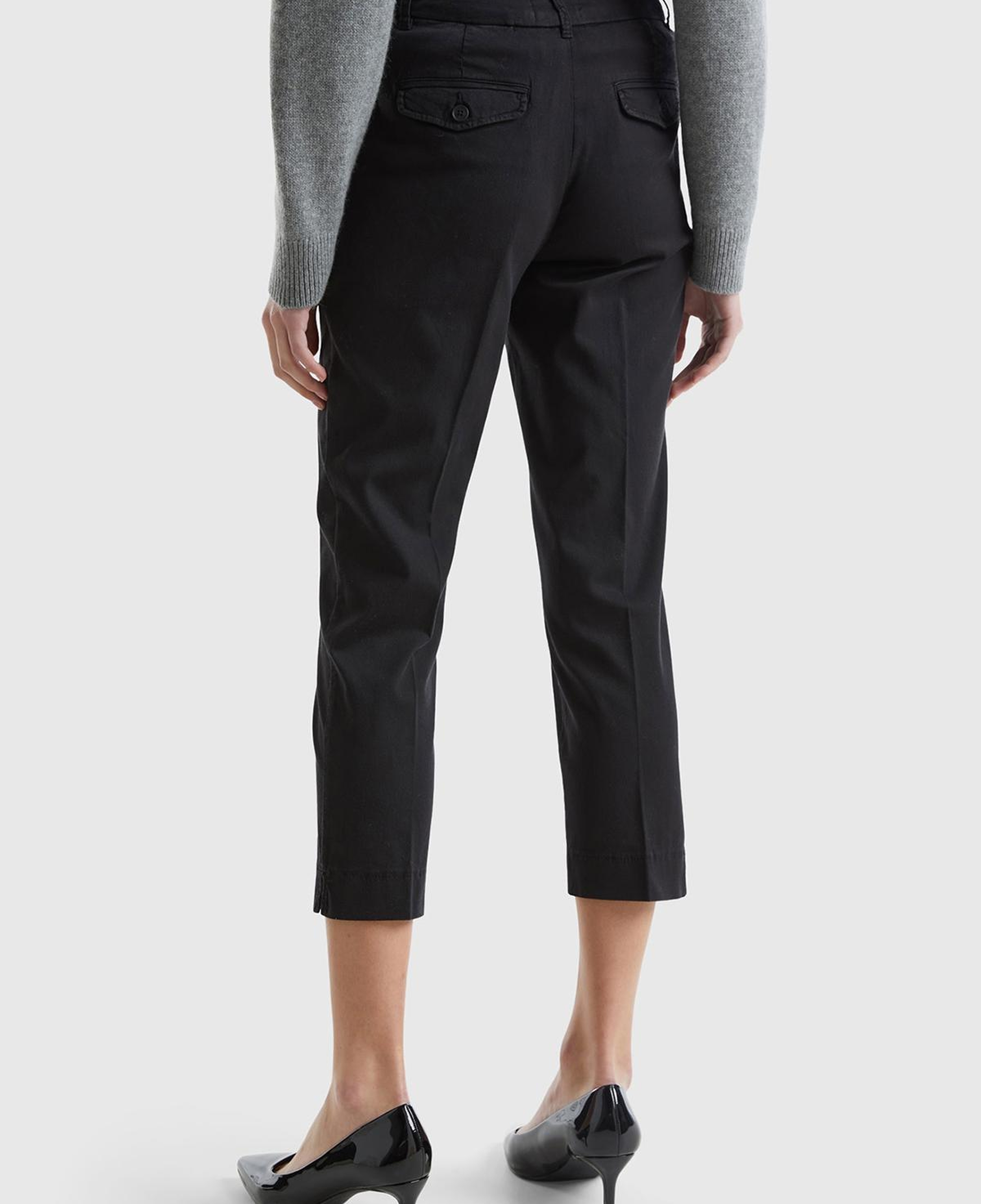 Kadın Siyah Mevsimlik Chino