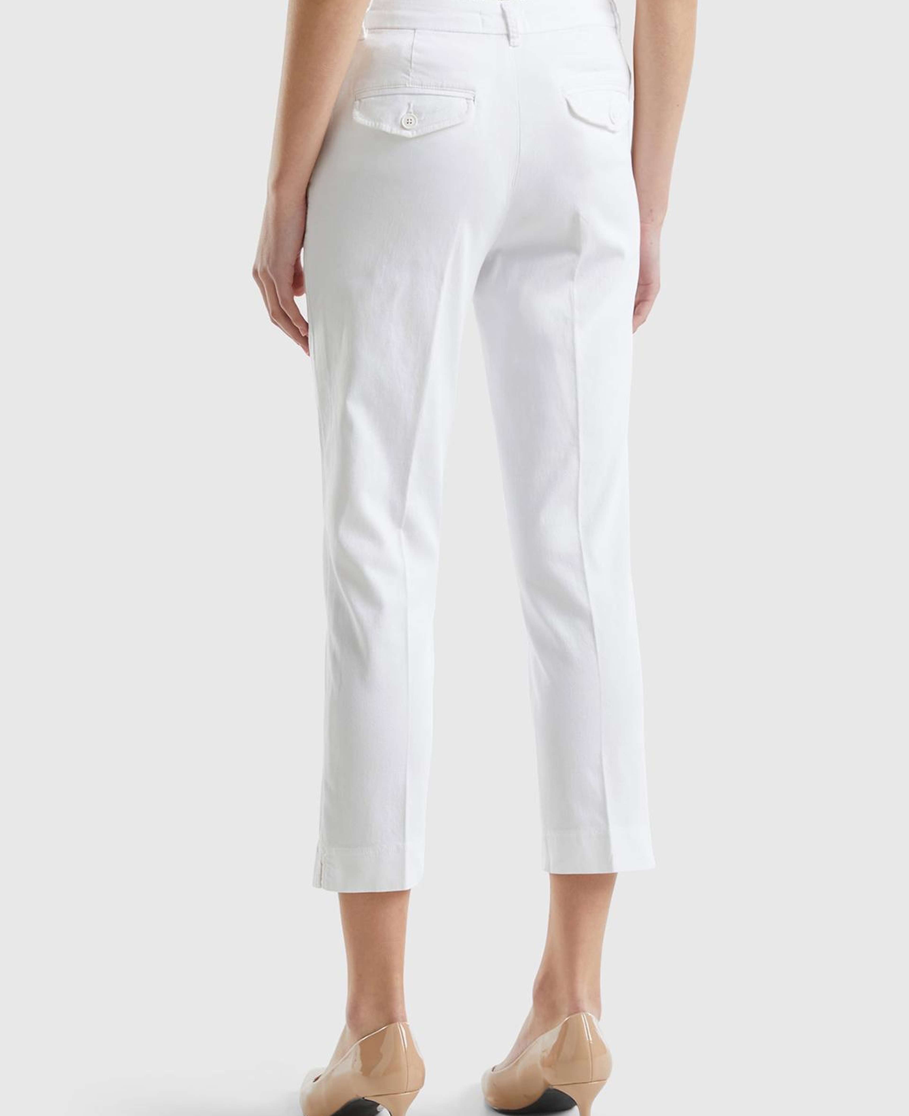 Kadın Beyaz Mevsimlik Chino