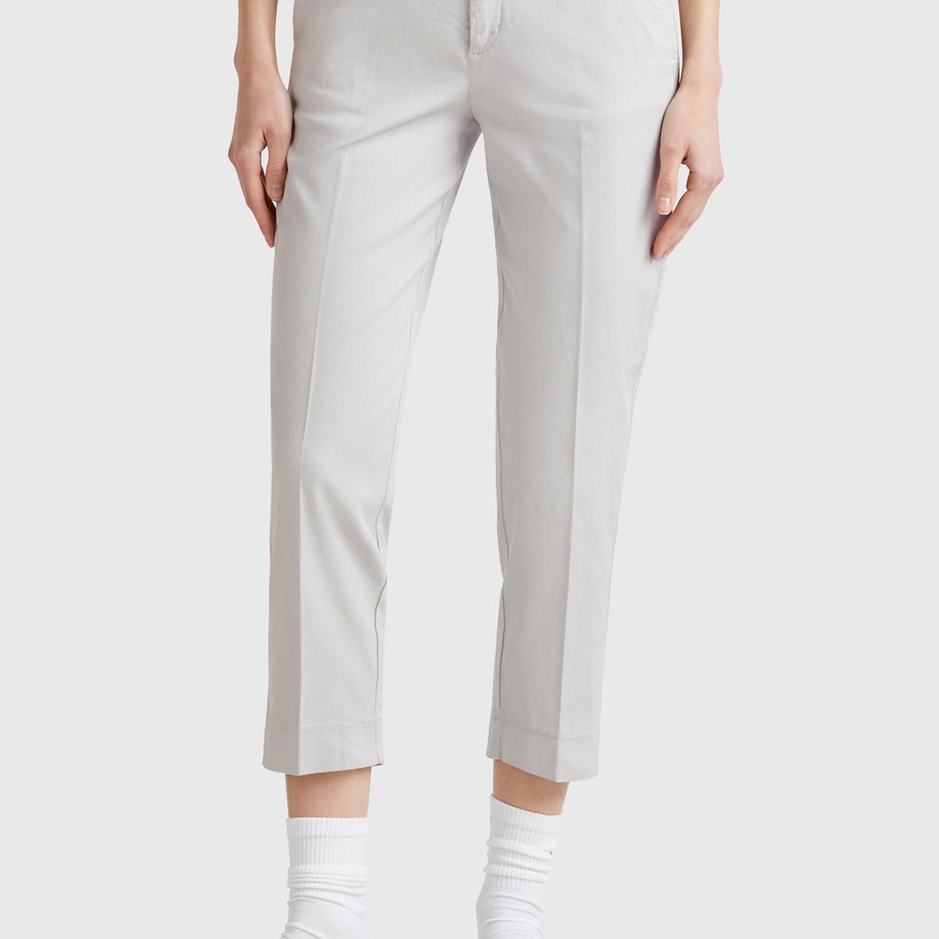 Kadın Gri Mevsimlik Chino