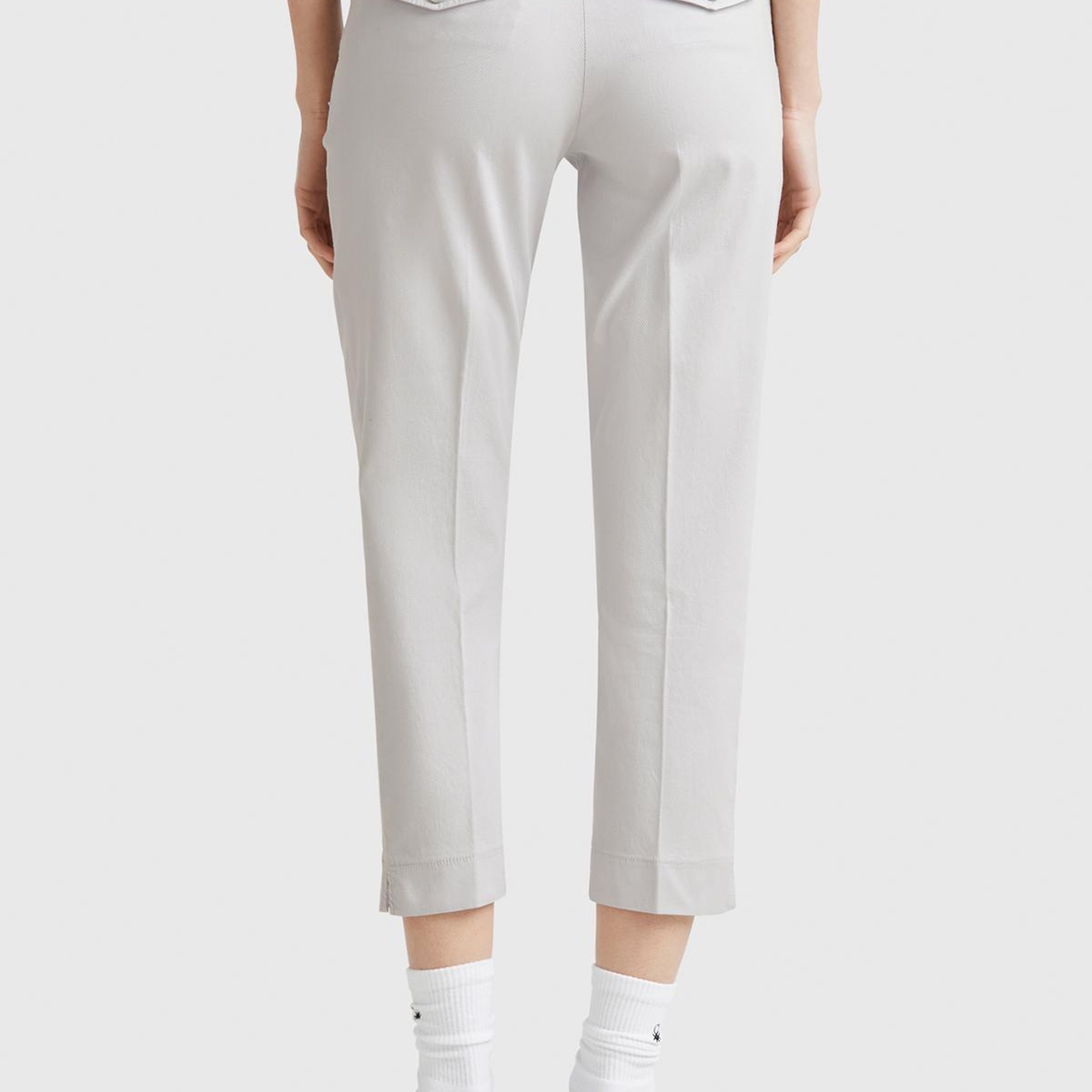 Kadın Gri Mevsimlik Chino