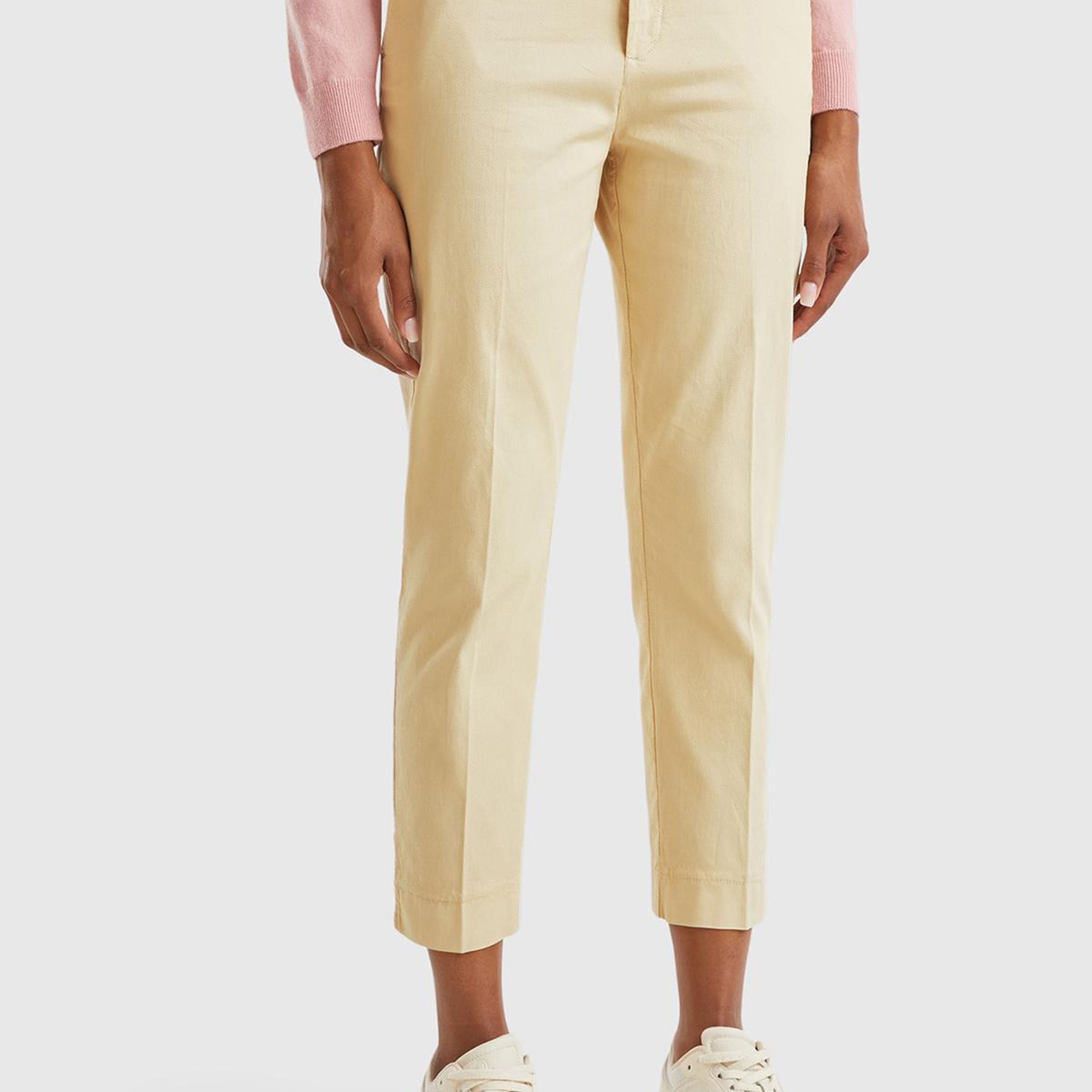 Kadın Taş Rengi Mevsimlik Chino