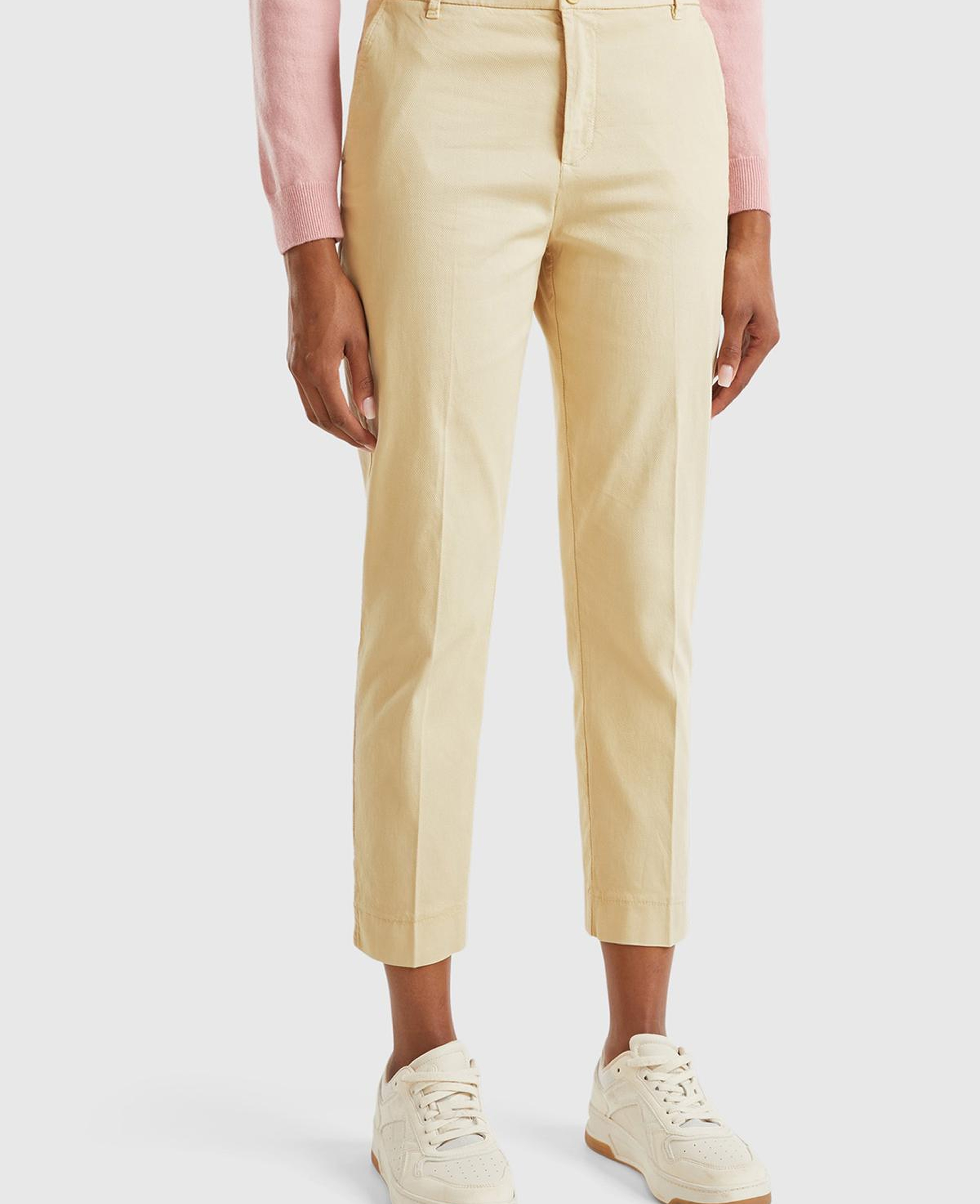 Kadın Taş Rengi Mevsimlik Chino