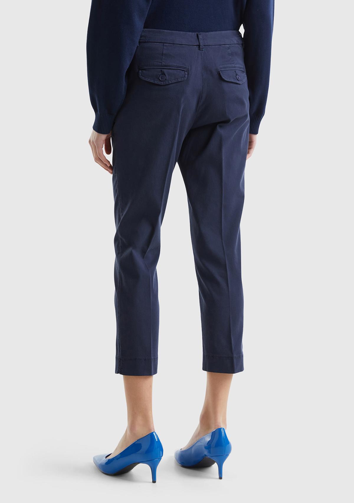 Kadın Lacivert Mevsimlik Chino
