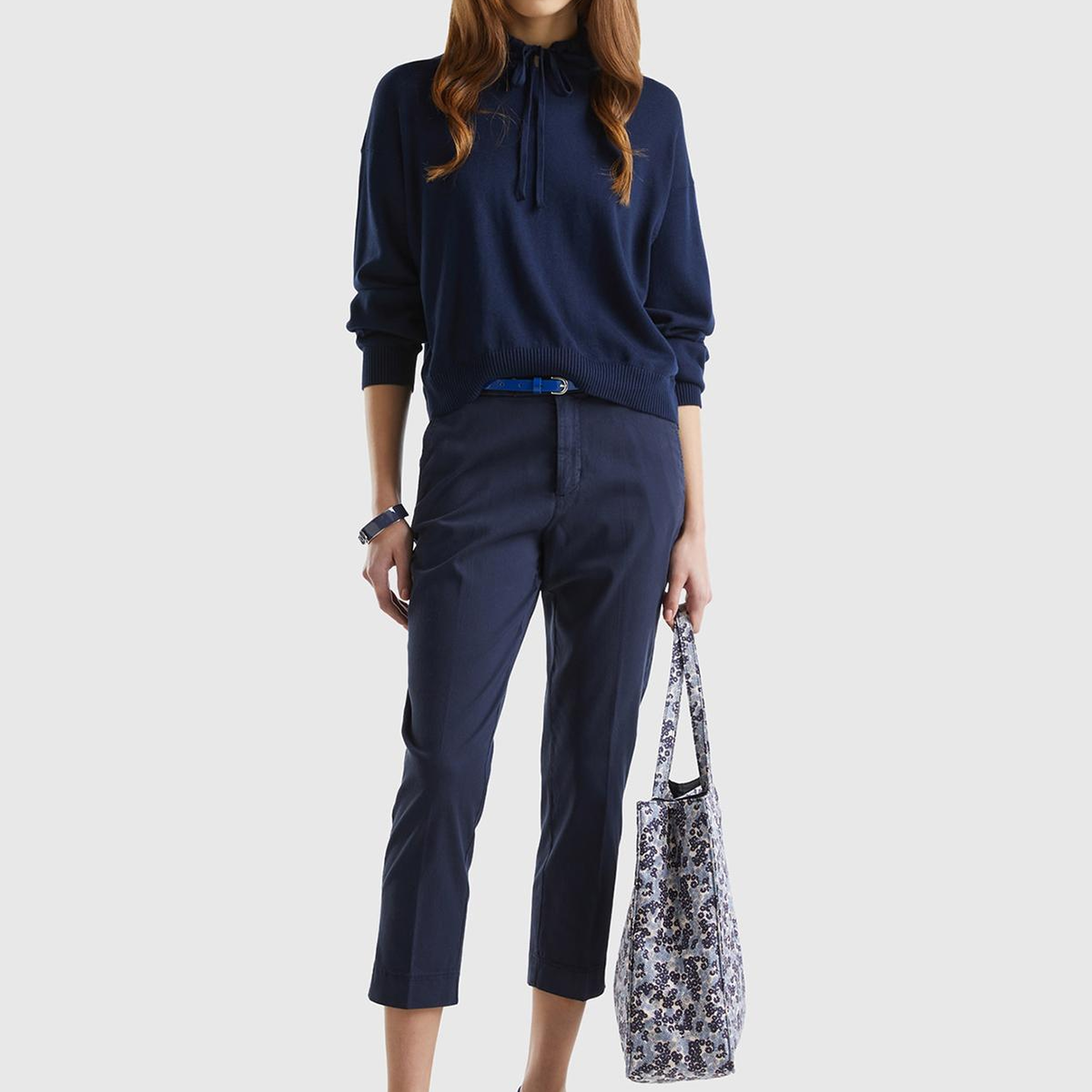 Kadın Lacivert Mevsimlik Chino