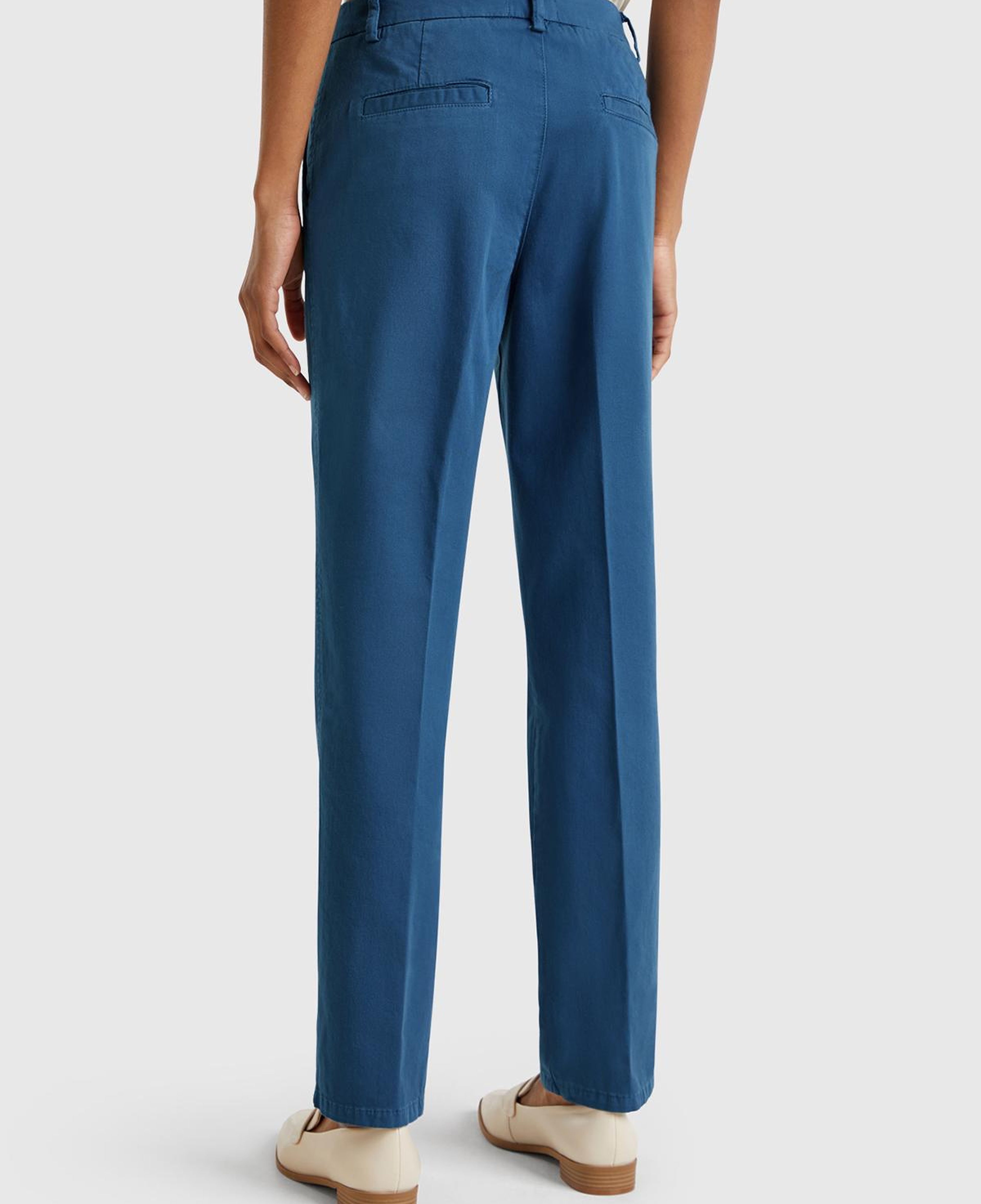 Kadın Denim Elastanlı Basic Chino Pantolon