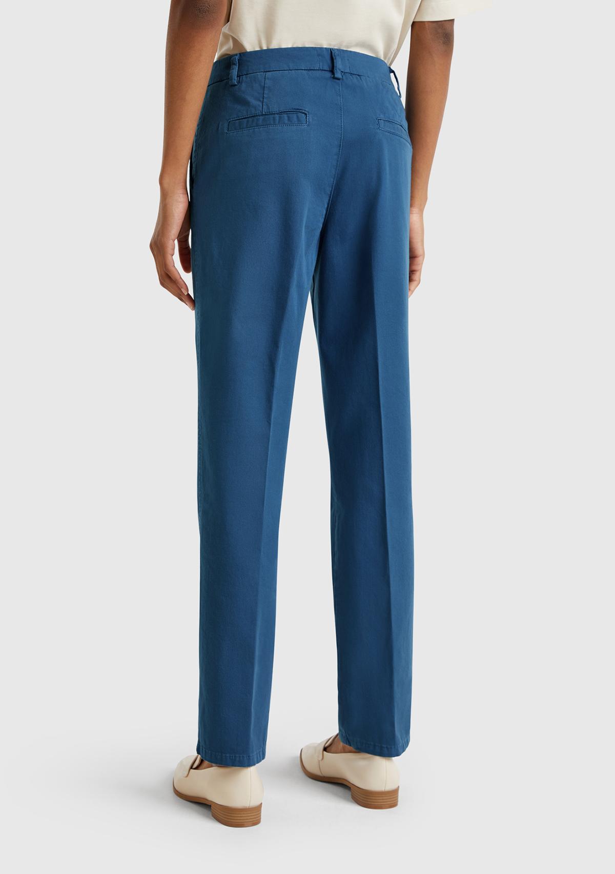 Kadın Denim Elastanlı Basic Chino Pantolon