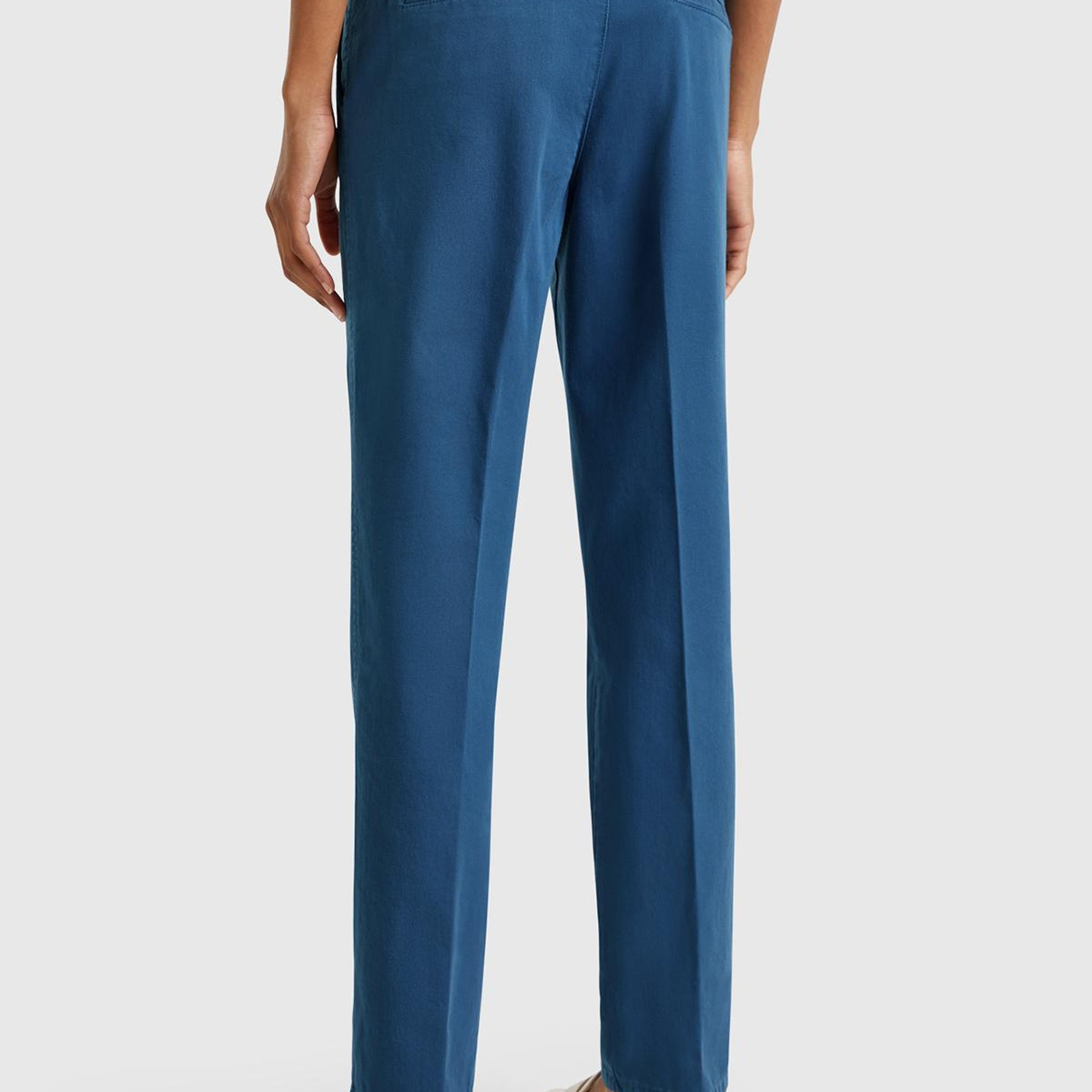 Kadın Denim Elastanlı Basic Chino Pantolon