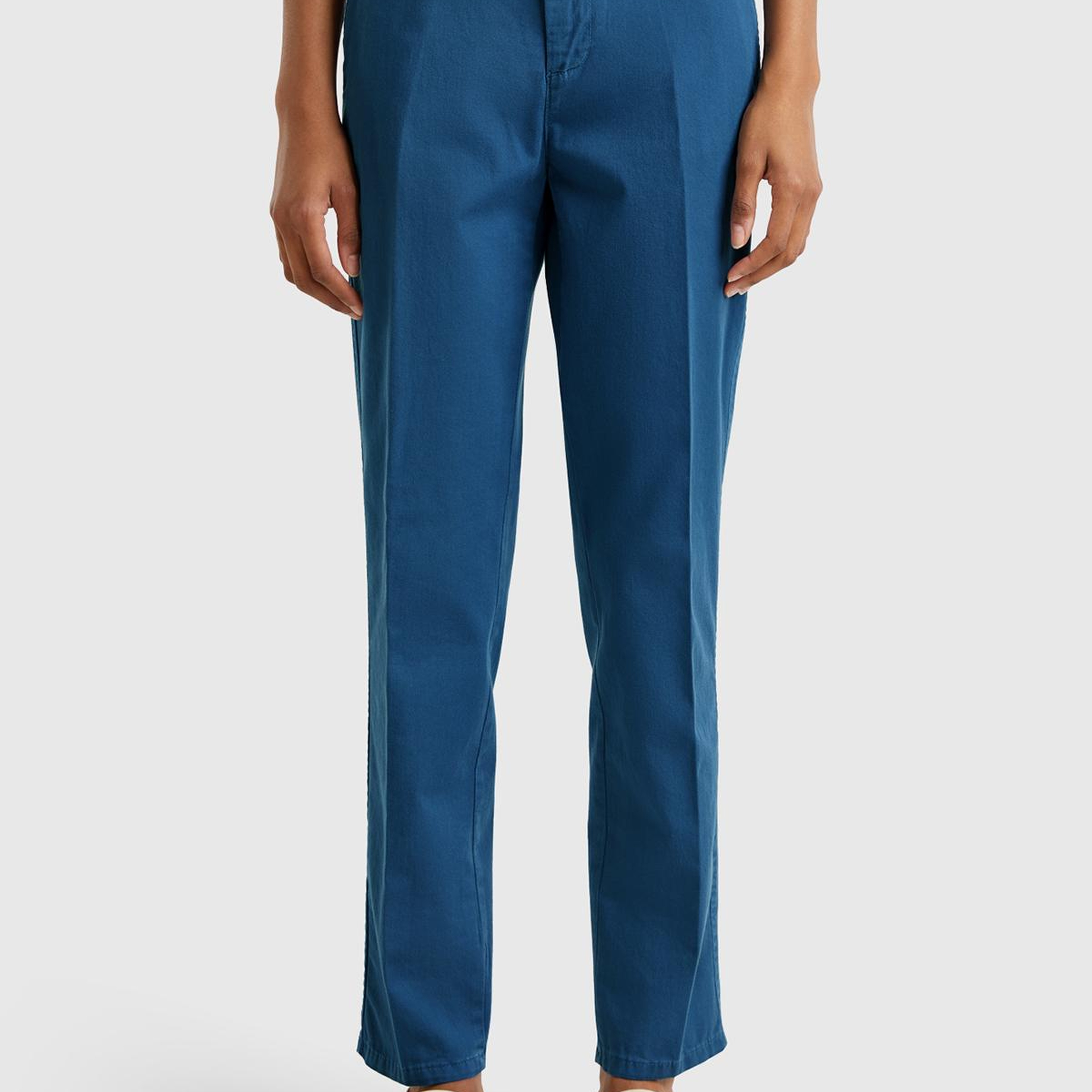 Kadın Denim Elastanlı Basic Chino Pantolon