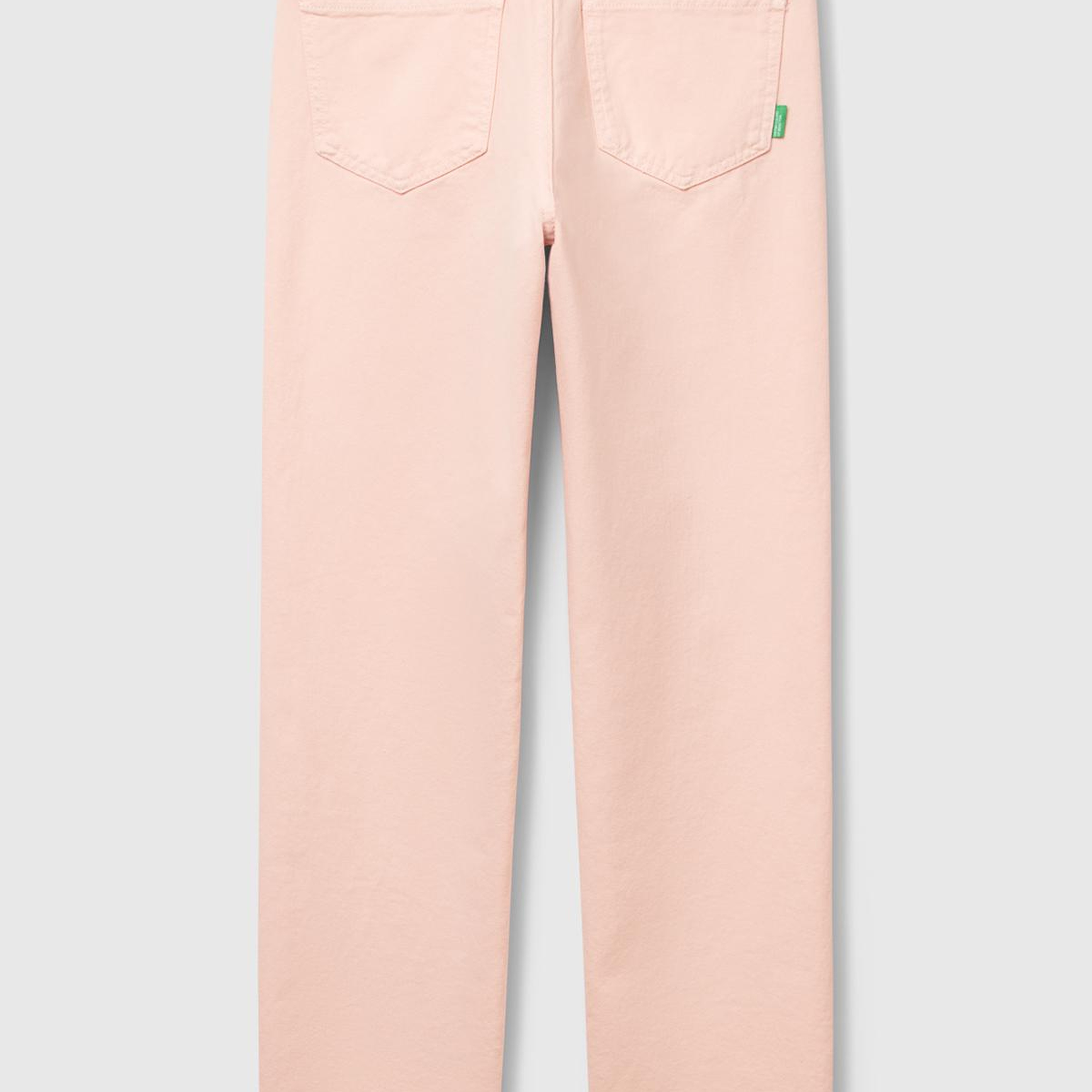 Kadın Pembe %100 Pamuk Normal Bel Regular Fit Denim Pantolon