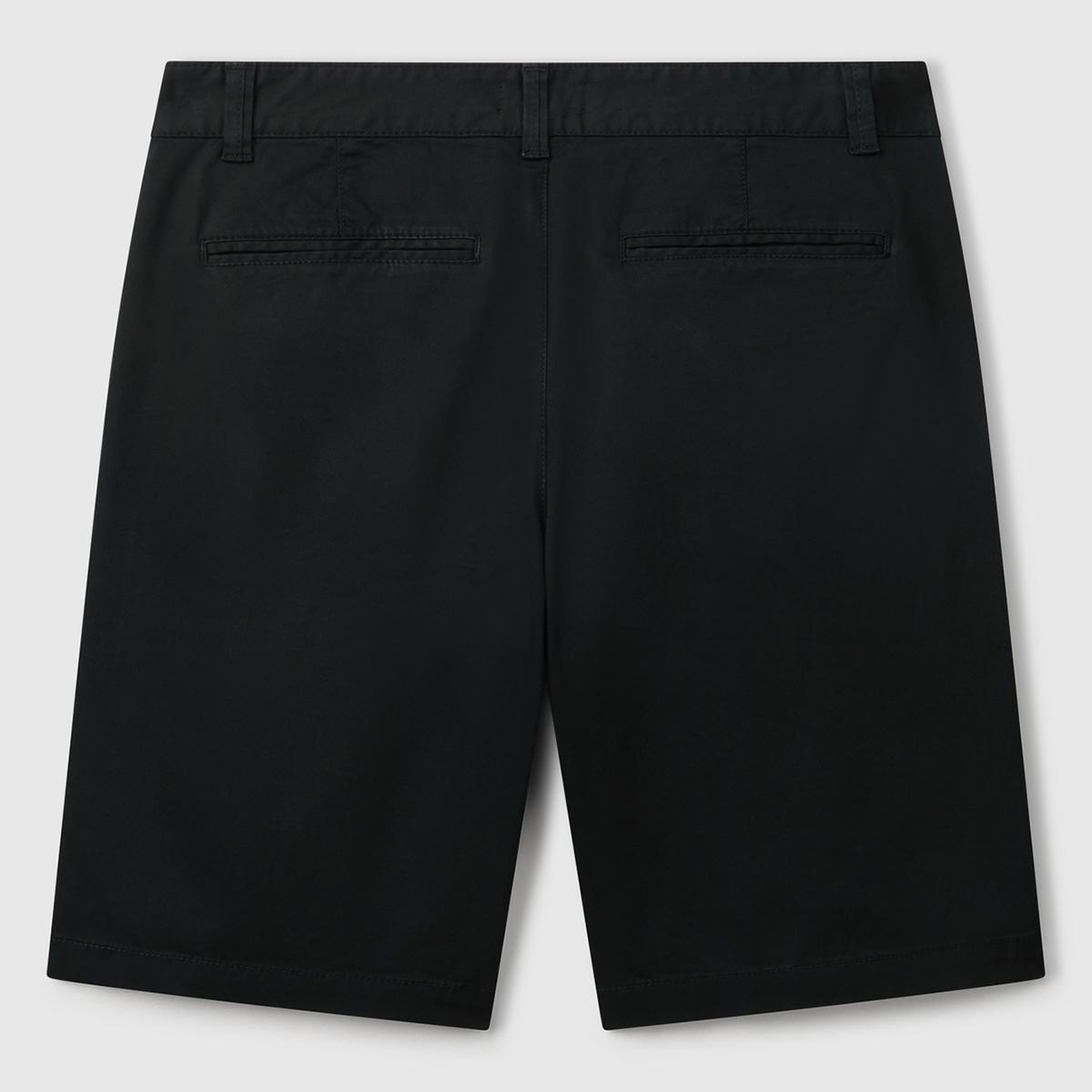 Erkek Siyah Chino Bermuda