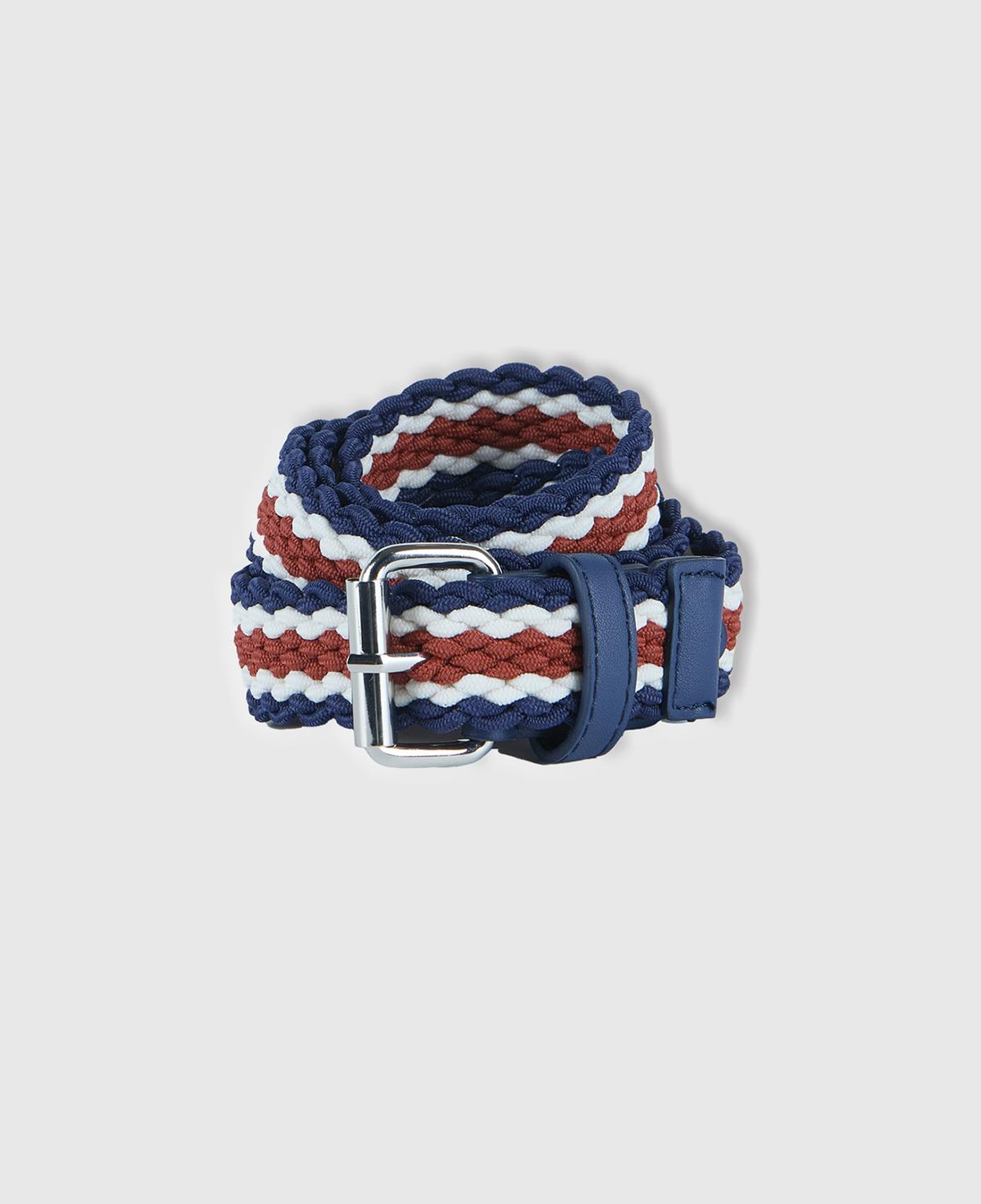 Erkek Lavanta Mavisi Örgü Kemer