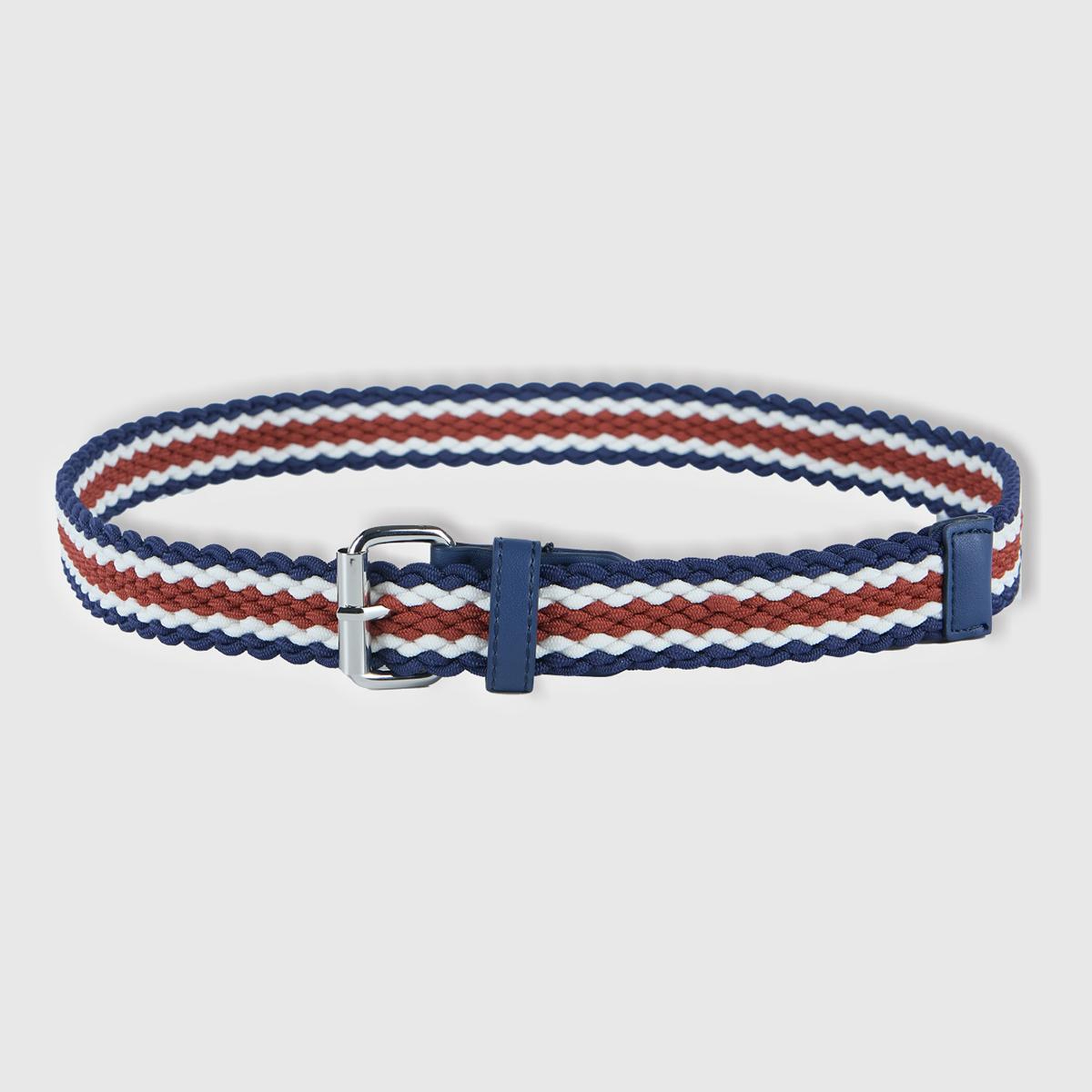 Erkek Lavanta Mavisi Örgü Kemer