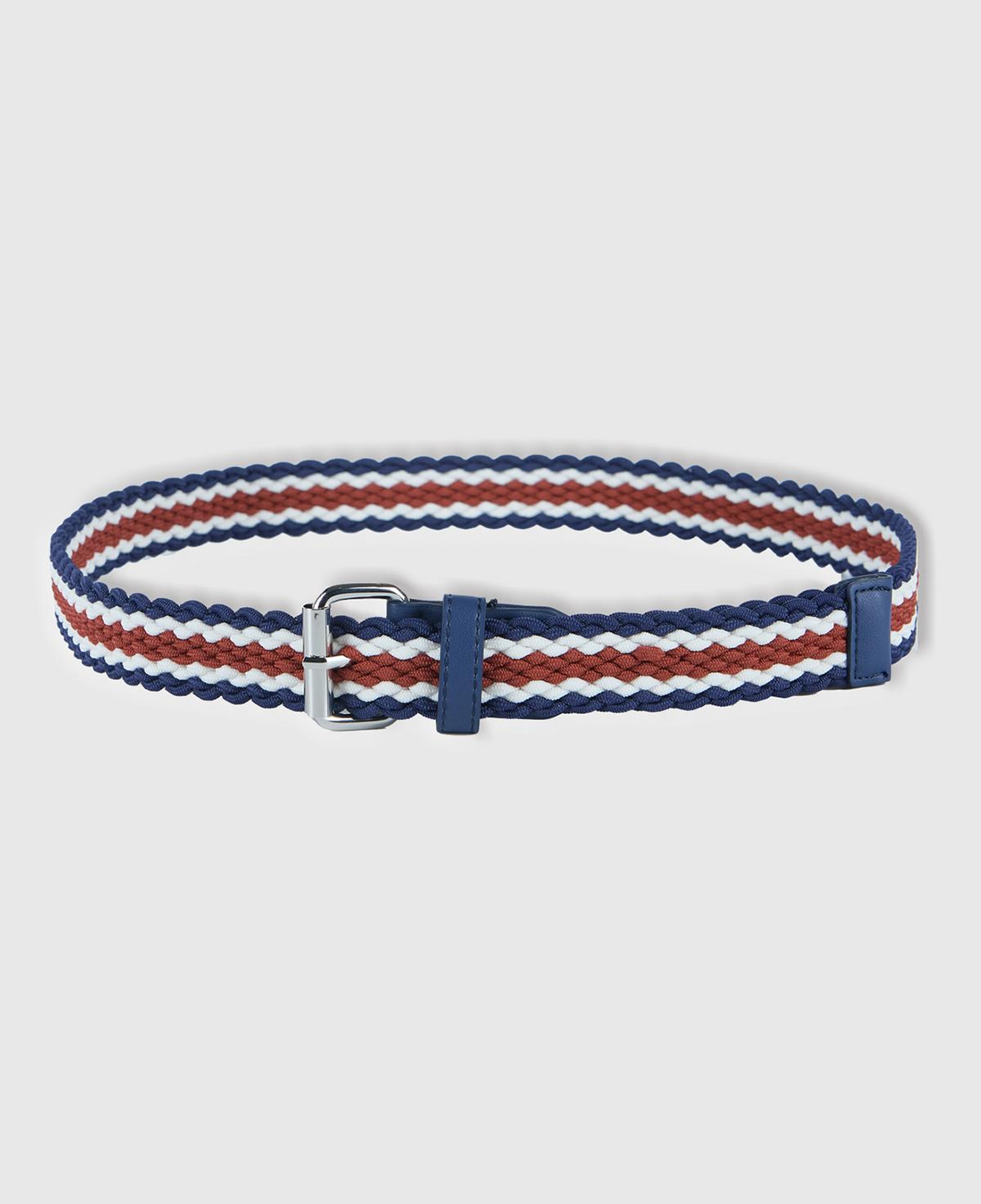 Erkek Lavanta Mavisi Örgü Kemer