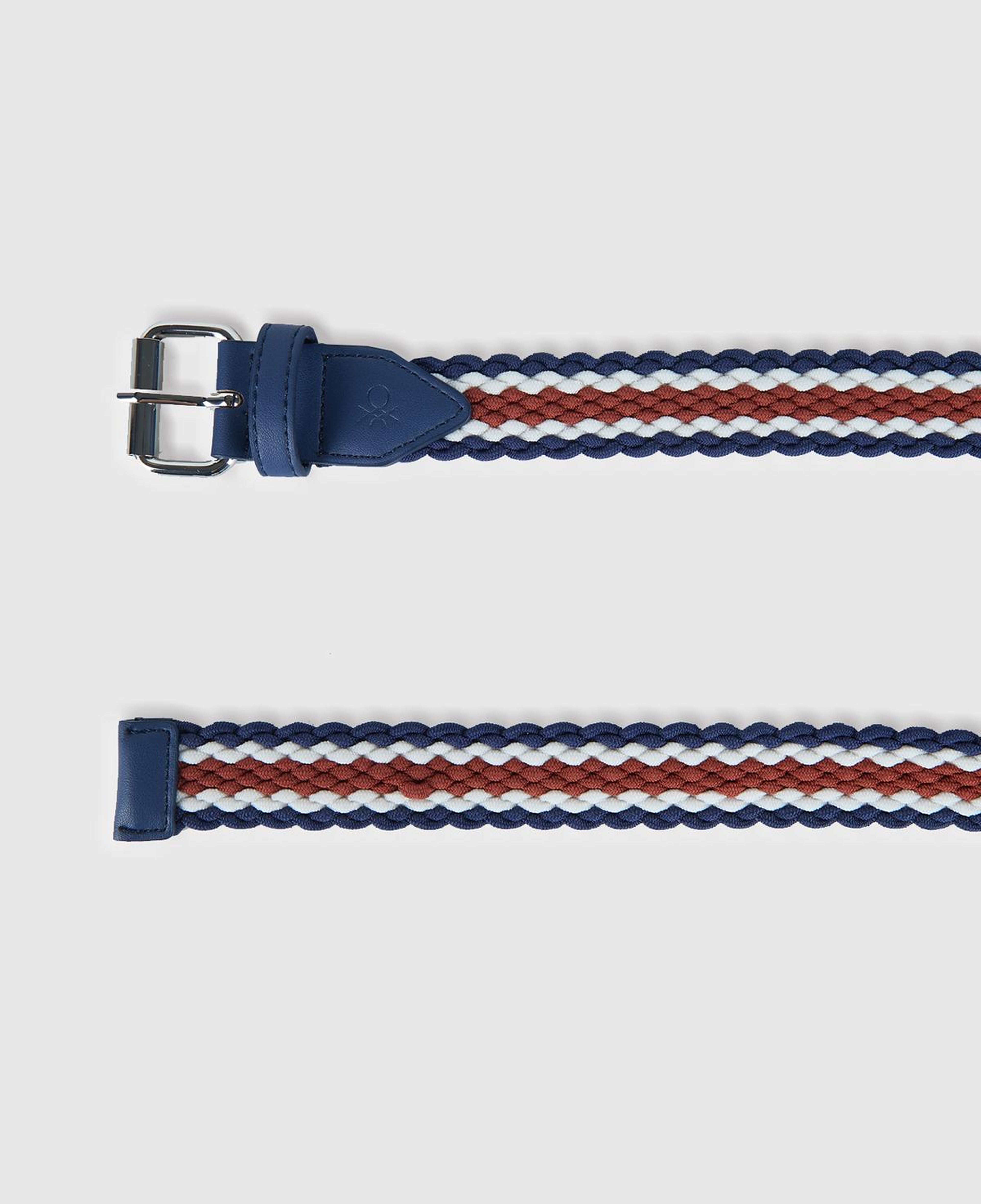 Erkek Lavanta Mavisi Örgü Kemer